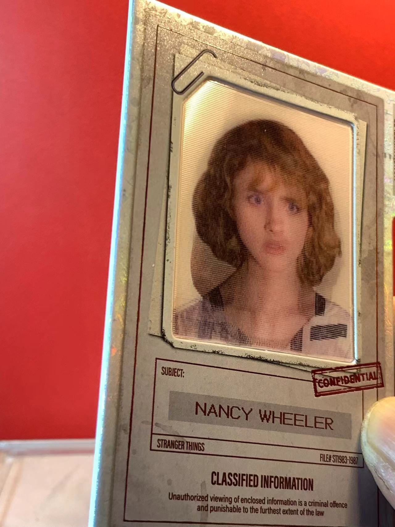 (詹叔代拍)2026 WUSTYLE Stranger Things 怪奇物语 Nancy Wheeler 南希 惠勒 机密档案 四重变化版 i3 顺丰寄付
