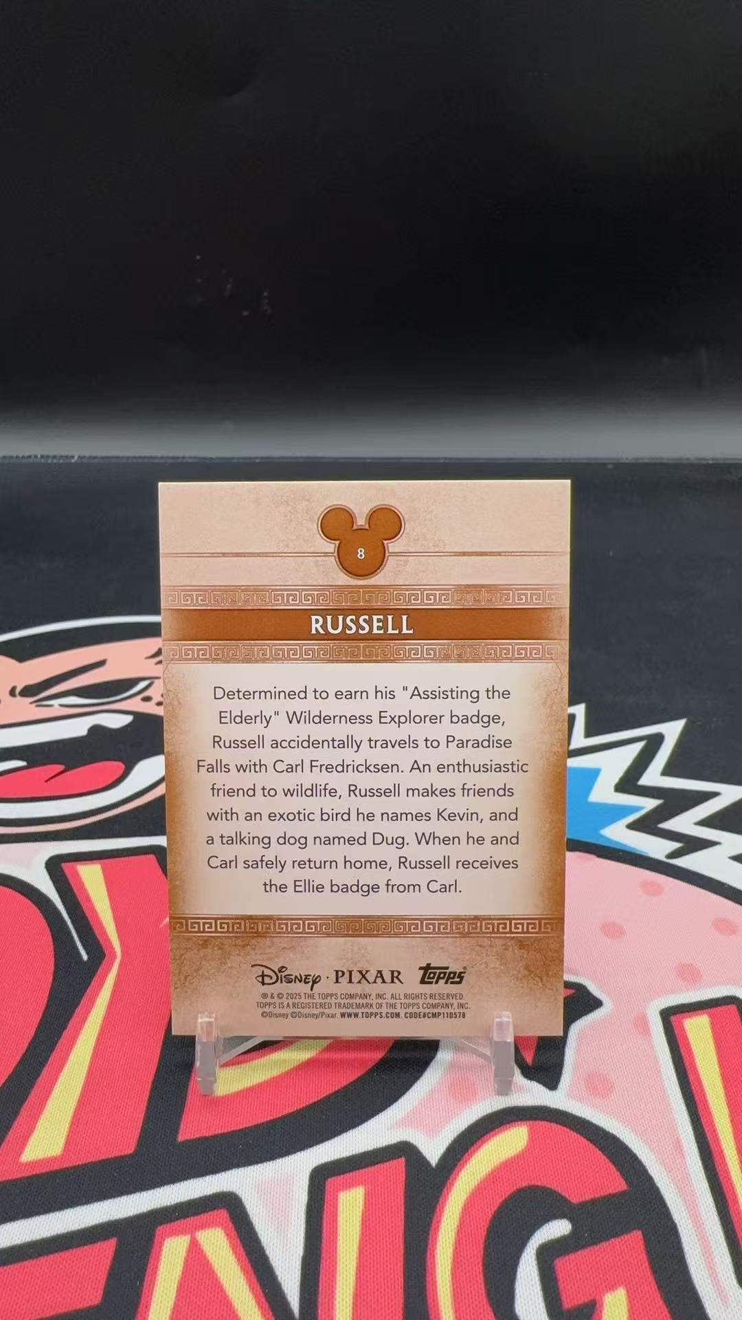 【玩具坑】2025 Topps Disney Mint 迪士尼 TC 皮克斯经典 绿折 75编 拉塞尔