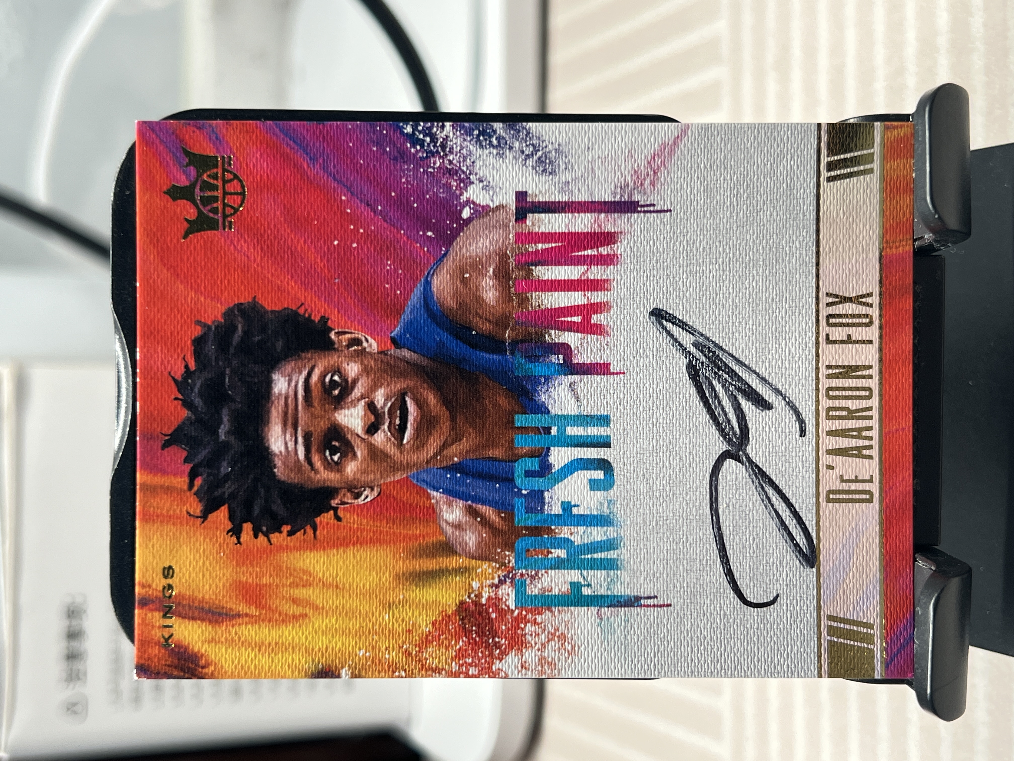 2017-18 Panini Court Kings De'Aaron Fox RC 达龙 福克斯 银笔钱 新秀 022/200编 大比例
