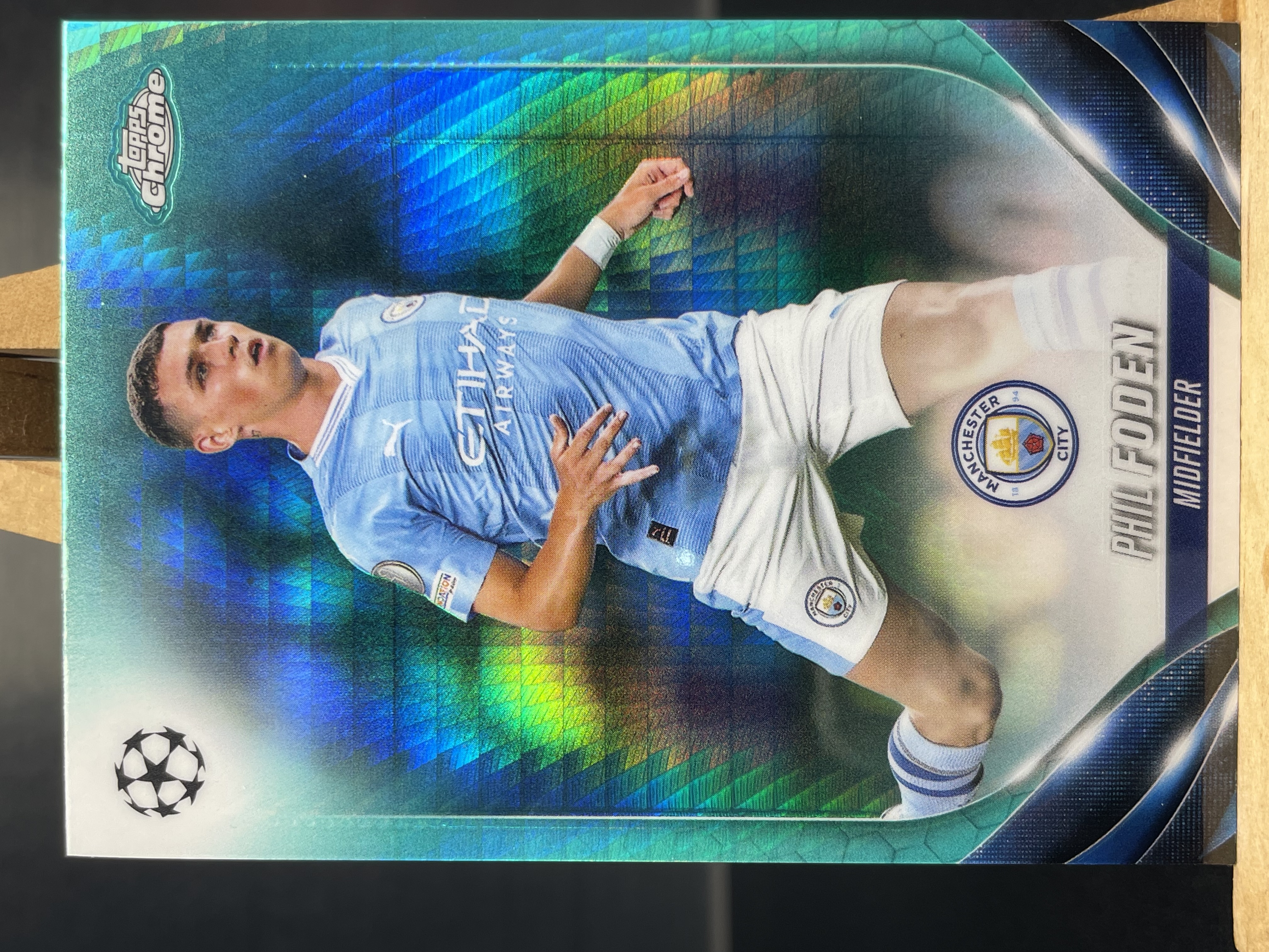 (K4) 2024 TOPPS 折射 菲尔 福登 近期大热球星 收藏必备 卡品如图 ! ! !