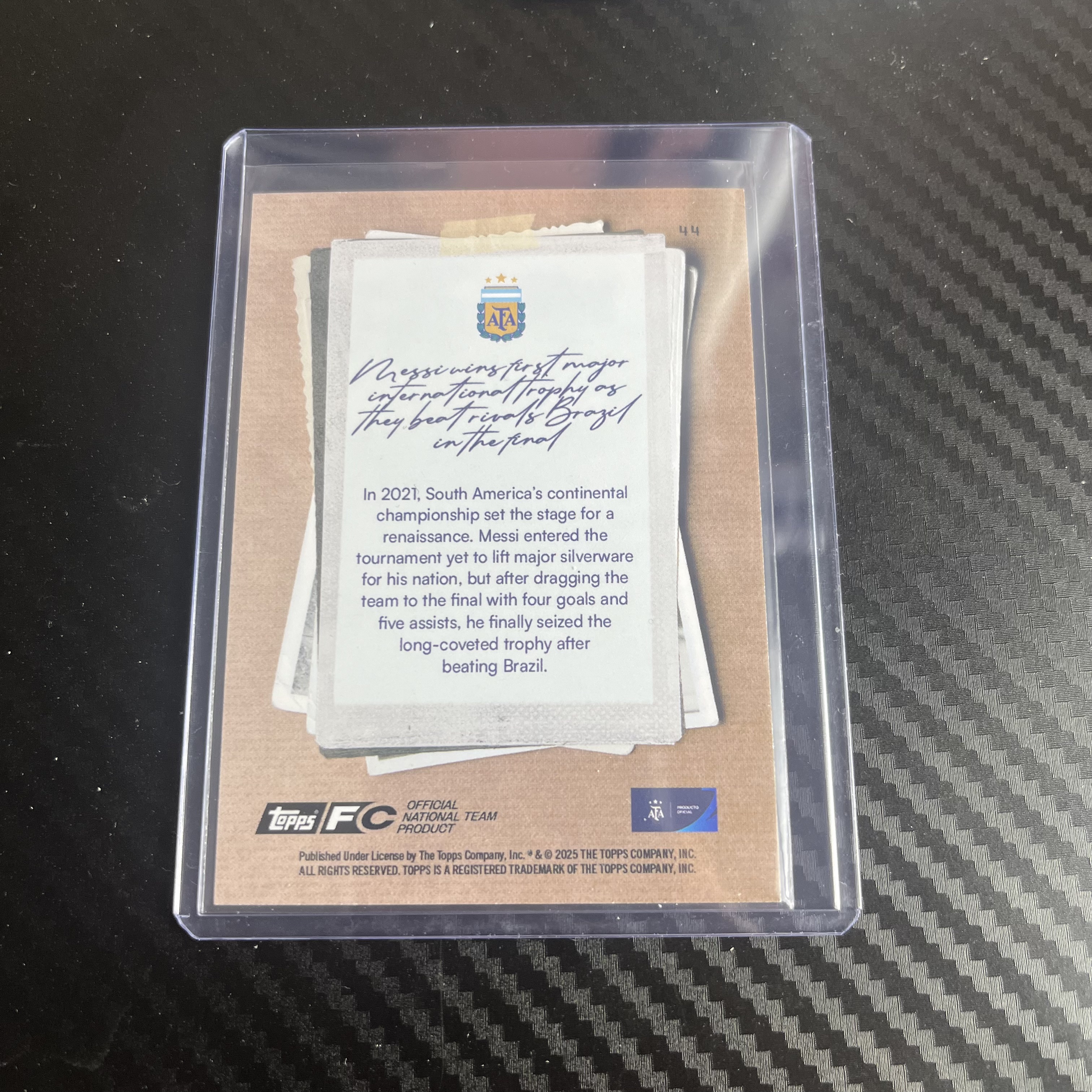 2024-25 Topps Chrome Lionel Messi 阿根廷 聚焦 梅西 激光折 不退不换 不累计 卡品如图 丁满代拍 小杆