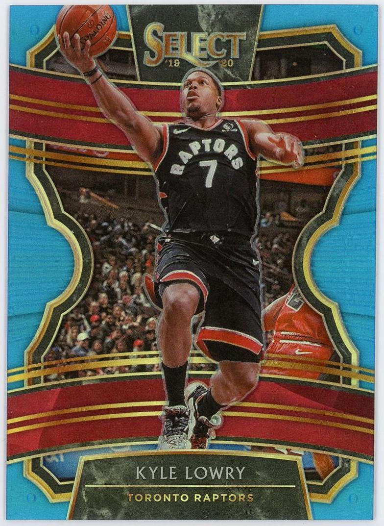 2019-20 Panini Select Kyle Lowry 凯尔洛瑞 一级 299编 天蓝折 折射 猛龙 小钢炮 卡品如图 0MJ9