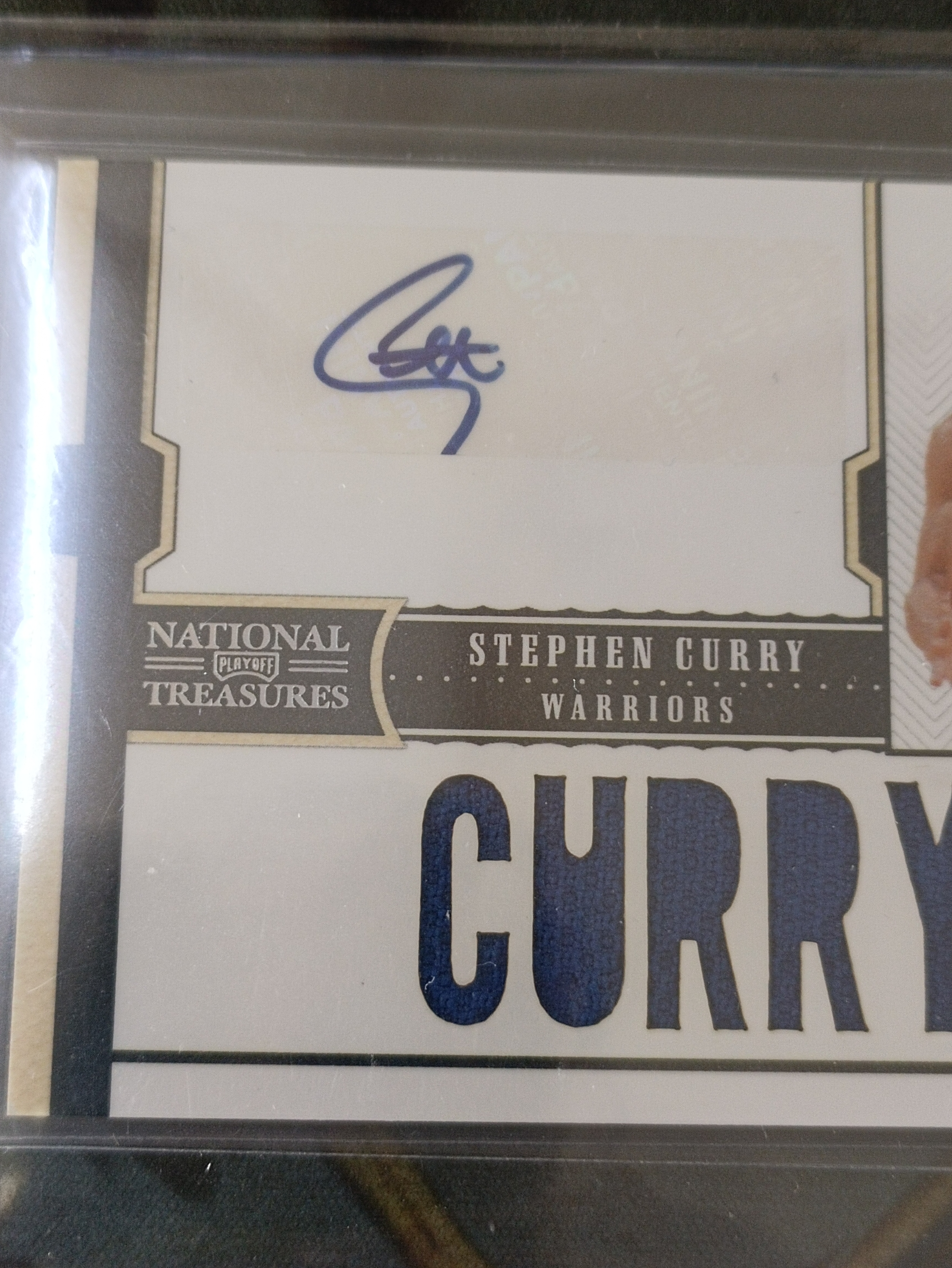 2011 Panini National Treasures Stephen Curry 国宝系列 斯蒂芬库里 限量25编 球衣签名签字 ebay认证 勇士(品墨见大图)《苏州卡通》J【HUI】