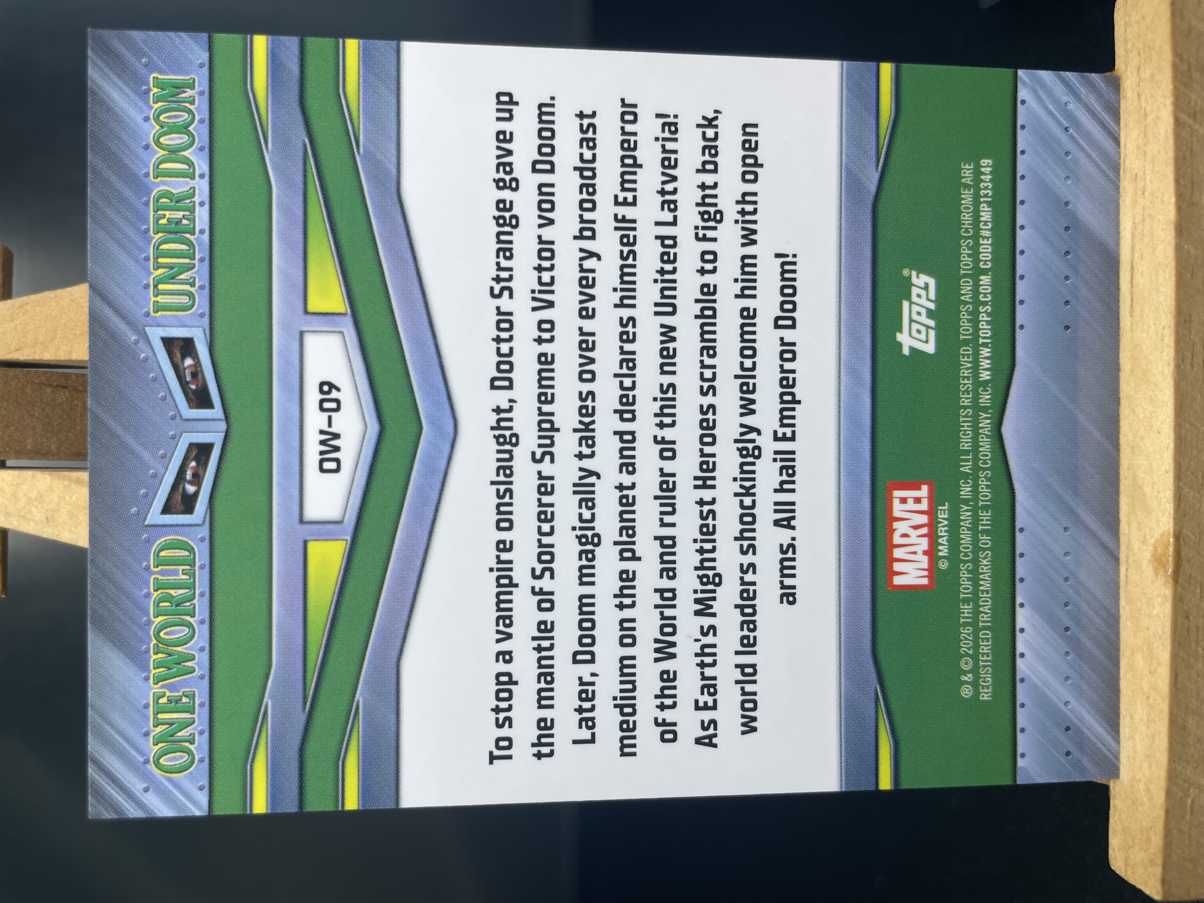(B6)2026 TOPPS MARVEL 折射 X战警对战毁灭博士群像 实卡好看 收藏凑套必备 卡品如图 !!!