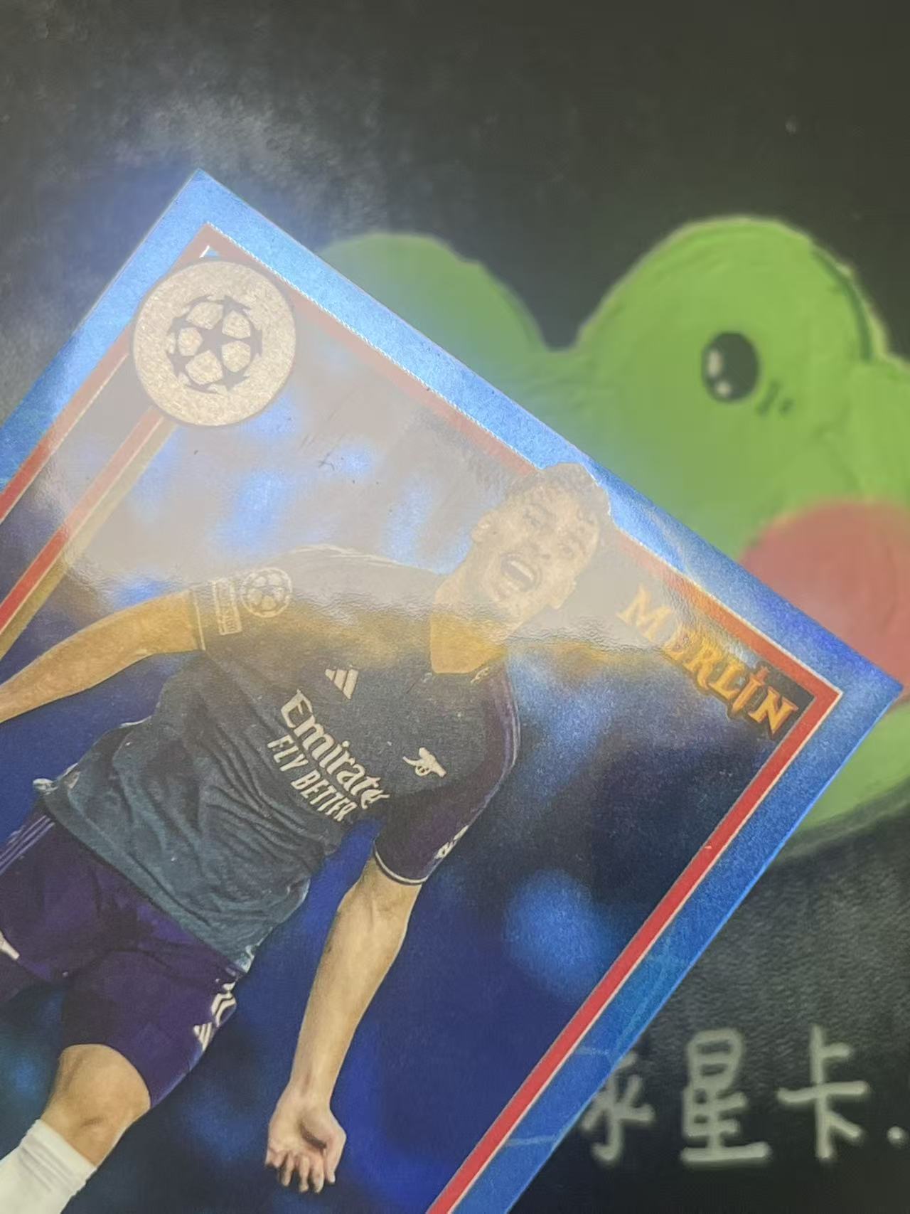 2024 Topps Merlin Gabriel Martinelli 欧冠 梅林 阿森纳 加布里埃尔 马丁内利 75编 微瑕如图【ZYP代拍】暴暴