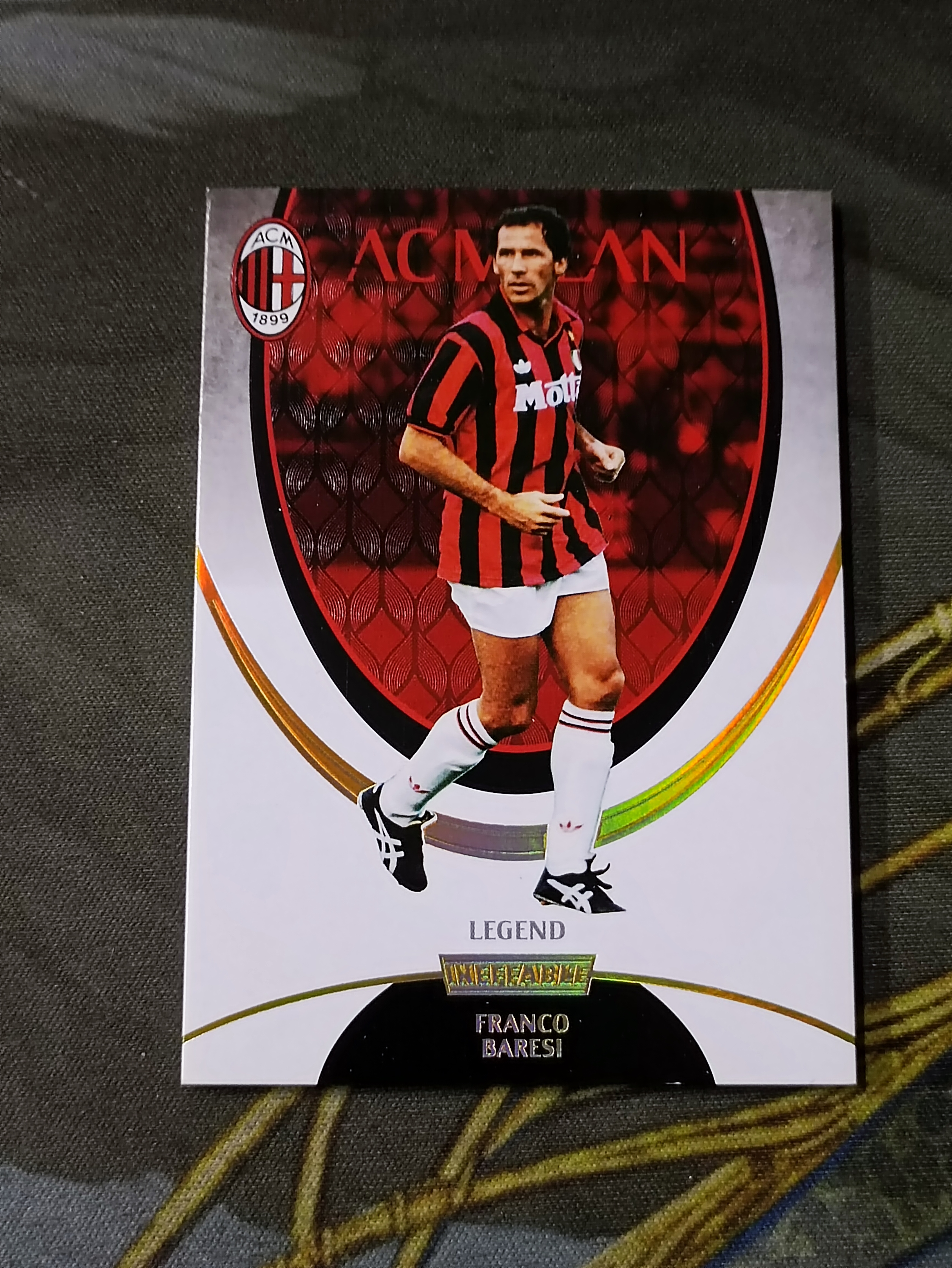 2024-25 DAKA AC Milan Franco Baresi 巴雷西 限量1/10编 金折 Gold 金平行 厚卡 AC米兰 足球 达咖(品见大图有瑕)《苏州卡通》【ANDY】