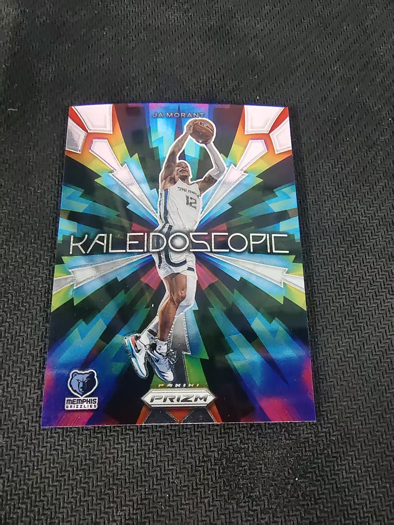 【可合并,不累计】2023-24 Panini Prizm Ja Morant 枪王 莫兰特 万花筒特卡 PZ 划痕 边角微瑕 介意勿拍 #5