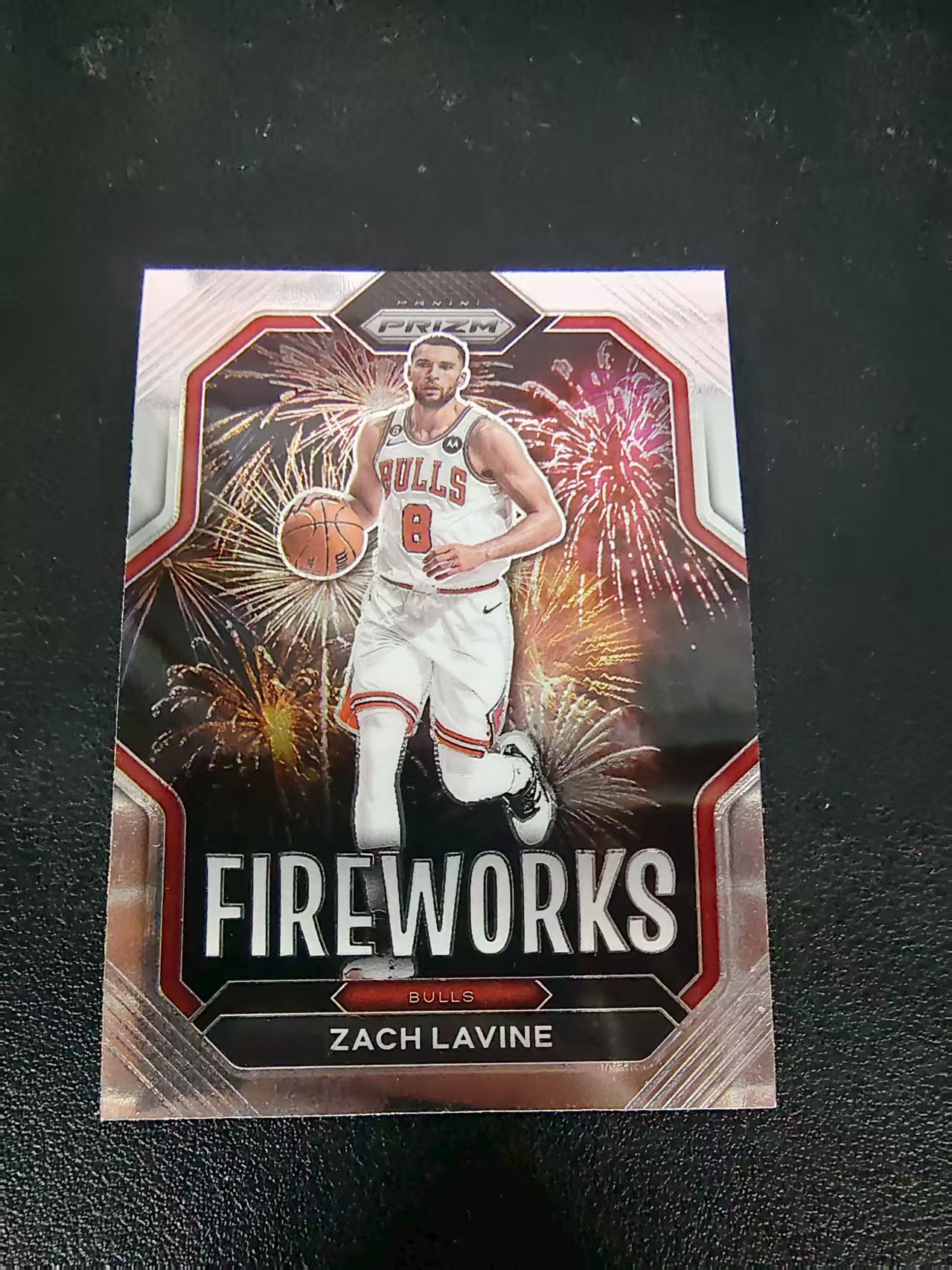 【可合并,不累计】2022-23 Panini Prizm Zach LaVine 扎克 拉文 公牛 烟花特卡 PZ 划痕 边角瑕疵 介意勿拍 #4