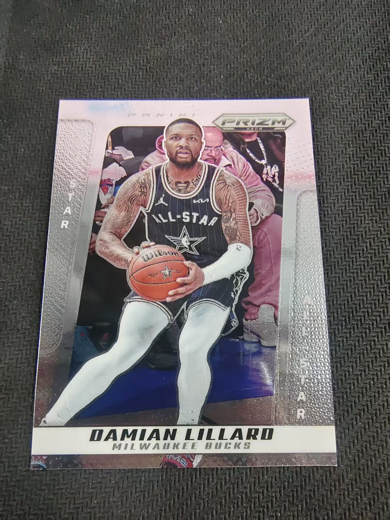 【可合并,不累计】2024-25 Panini Prizm Deca Damian Lillard 达米安 利拉德 雄鹿 PZ 复刻 全明星 划痕 边角瑕疵 #247