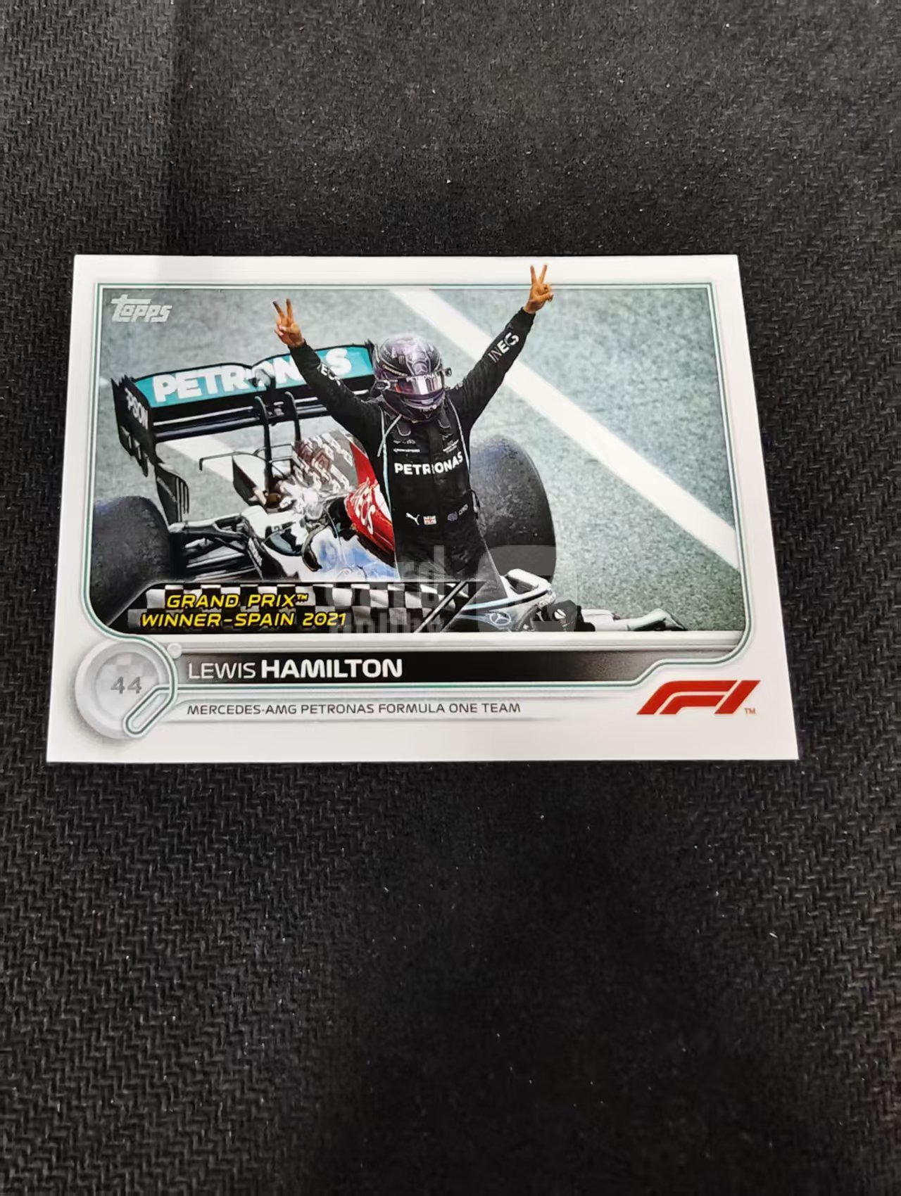 2022 Topps Chrome F1 Lewis Hamilton 刘易斯 汉密尔顿 AMG梅赛德斯奔驰 划痕 边角瑕疵 @154