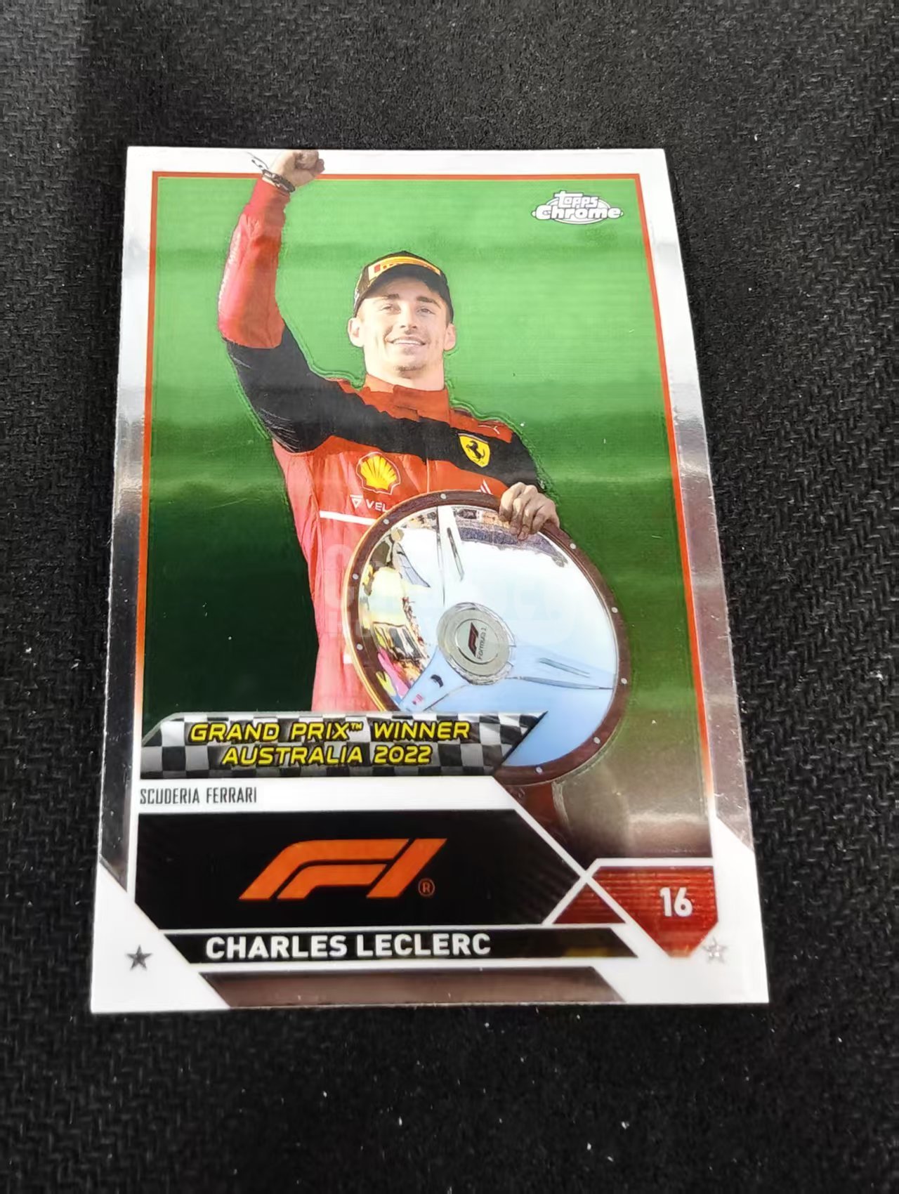 2023 Topps Chrome F1 Charles Leclerc 勒克莱尔 乐扣 法拉利 划痕 边角瑕疵 #146