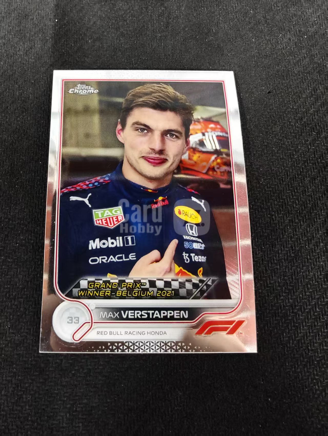 2022 Topps Chrome F1 Max Verstappen 维斯塔潘 红牛 划痕 边角瑕疵 #162