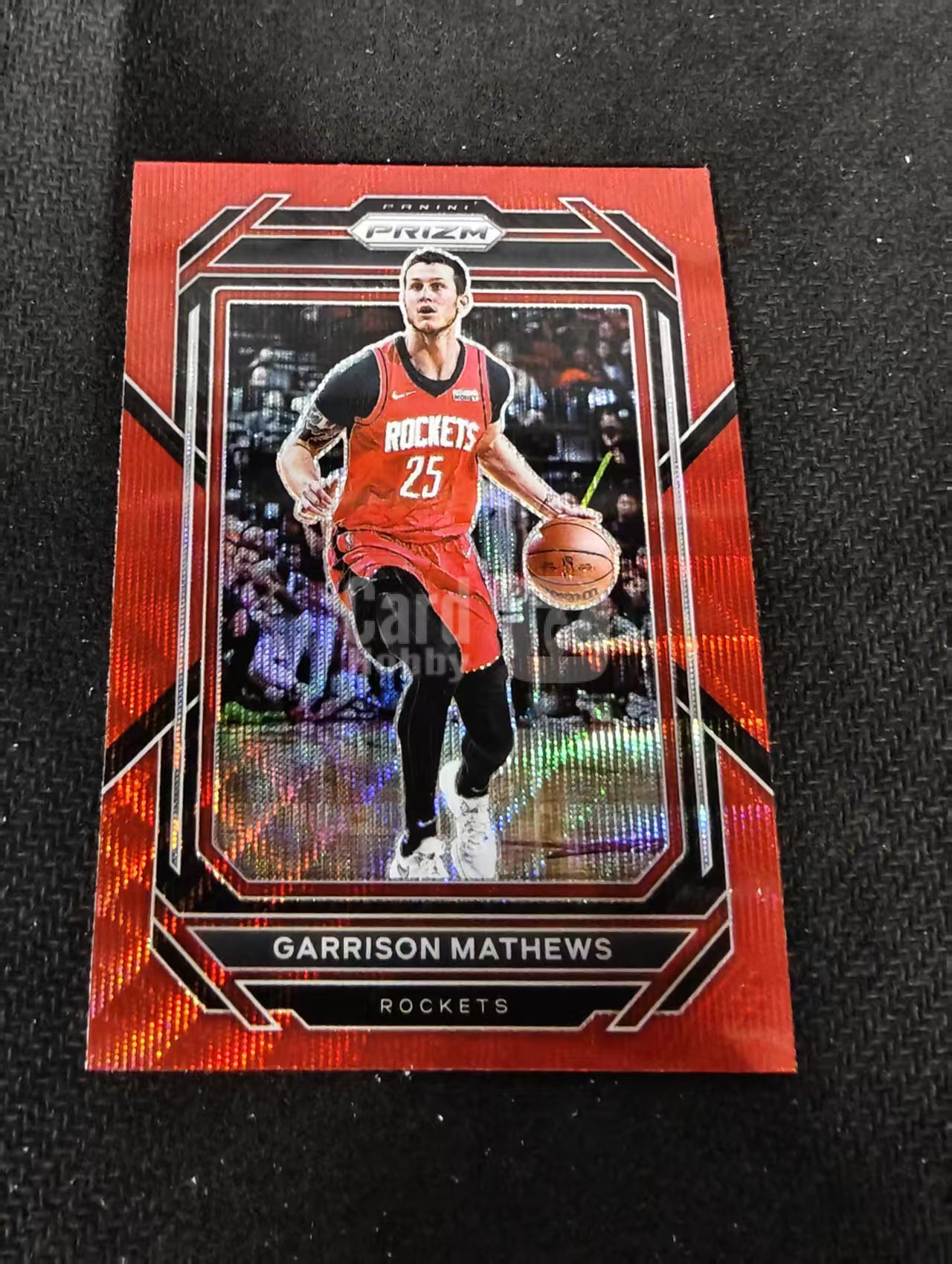 2022-23 Panini Prizm Garrison Mathews 火箭 加里森 马修斯 红波纹 PZ 划痕 边角瑕疵 #188