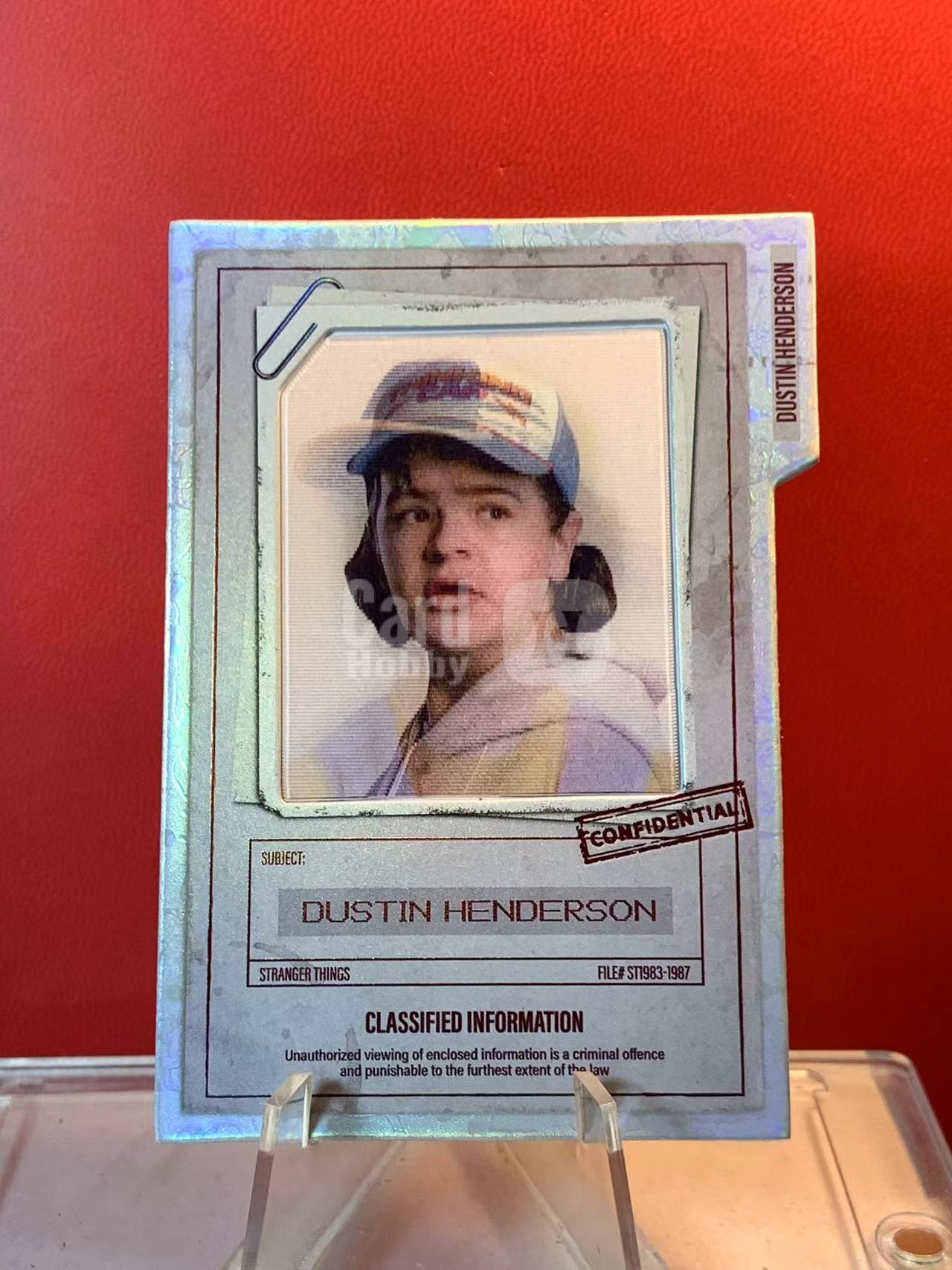 (詹叔代拍)2026 WUSTYLE Stranger Things 怪奇物语 Dustin Henderson 达斯汀 机密档案 四重变化版 i3