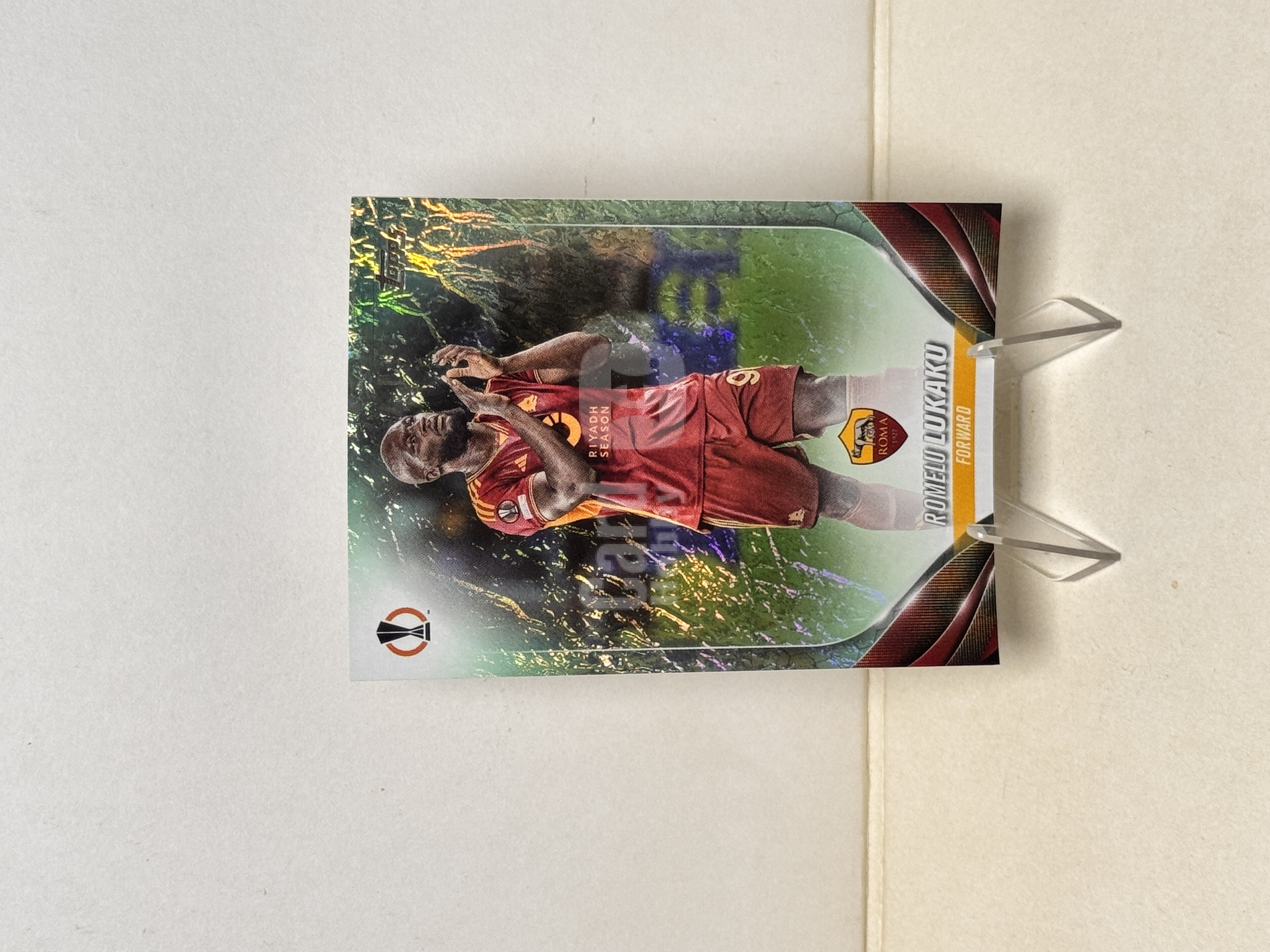 2024 Topps UCC Romelu Lukaku 欧冠 碧玉 罗马 卢卡库 比利时 碧玉折 折射 实卡精美 收藏必备 卡品如图【星爷代拍】K2-1