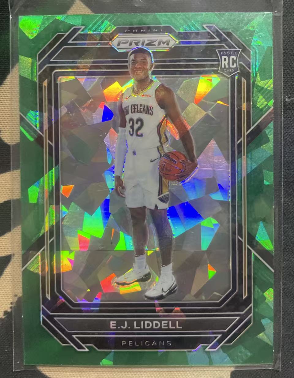 2022-23 Panini Prizm E.J. Liddell EJ·利德尔 鹈鹕 rc 新秀年 绿碎冰 折射 碎冰折 凑套 值得收藏 (猴子卡社)