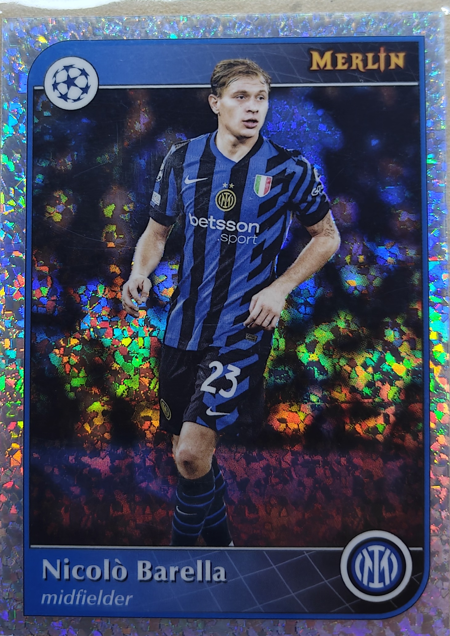 2023-24 Topps Merlin Nicolo Barella 国际米兰 尼科洛 巴雷拉