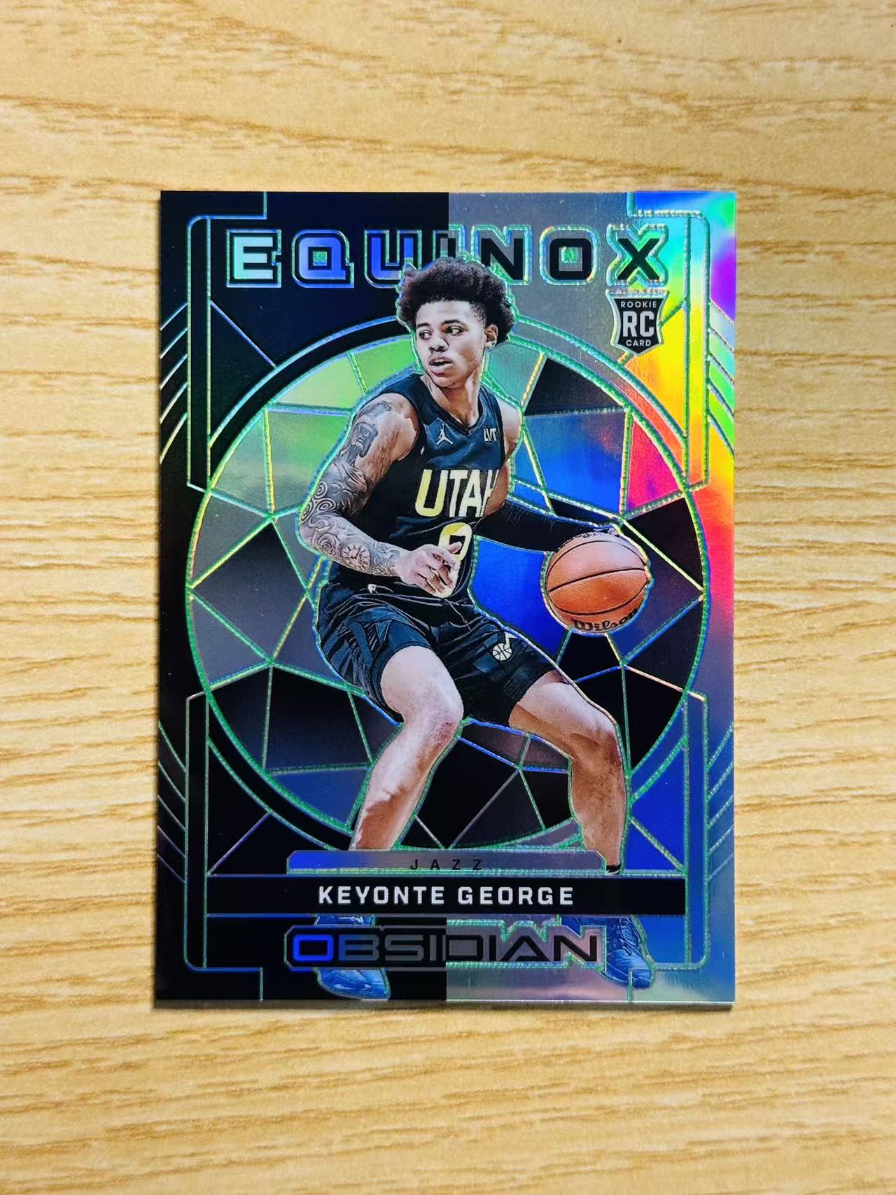2023-24 Panini Obsidian Keyonte George 嘿嘿代卖 黑曜石 基昂特 乔治 新秀 RC 25编 equinox 特卡 爵士 猪猪侠 收藏必备