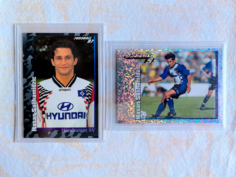 Panini 1996-97 德甲 贴纸 Hasan Salihamidzic 萨利哈米季奇 新秀 RC 大头 闪贴 汉堡选图 拜仁名宿 波黑名宿 体育总监 专收必备 稀有