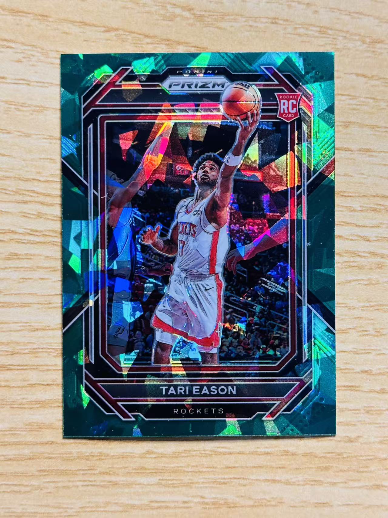 2022-23 Panini Prizm Tari Eason 嘿嘿代卖 PZ 塔里 伊森 新秀 RC 绿碎冰折 火箭 收藏必备