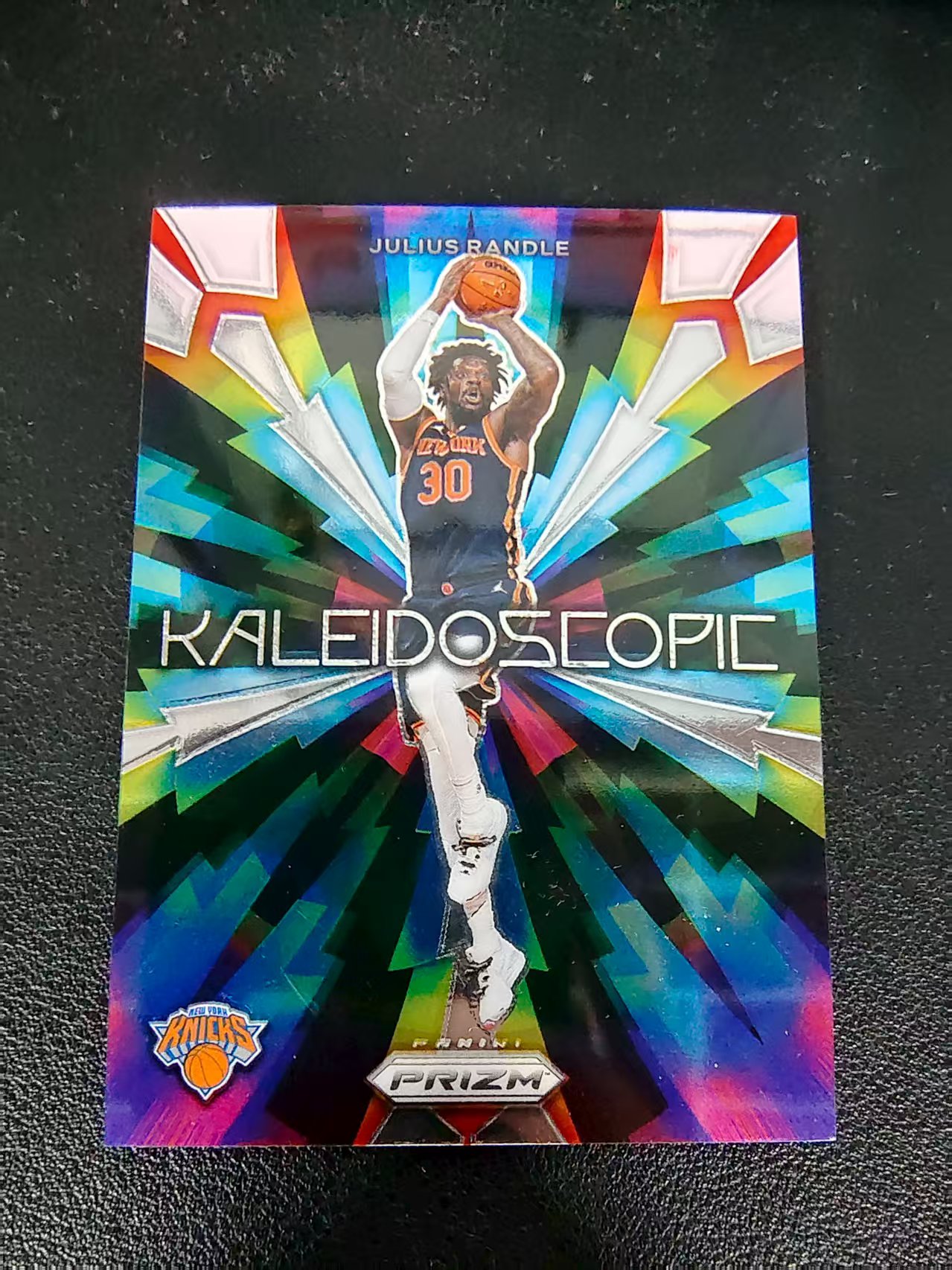 【可合并,不累计】2023-24 Panini Prizm Julius Randle 尼克斯 兰德尔 万花筒特卡 PZ 划痕 边角微瑕 介意勿拍 #24
