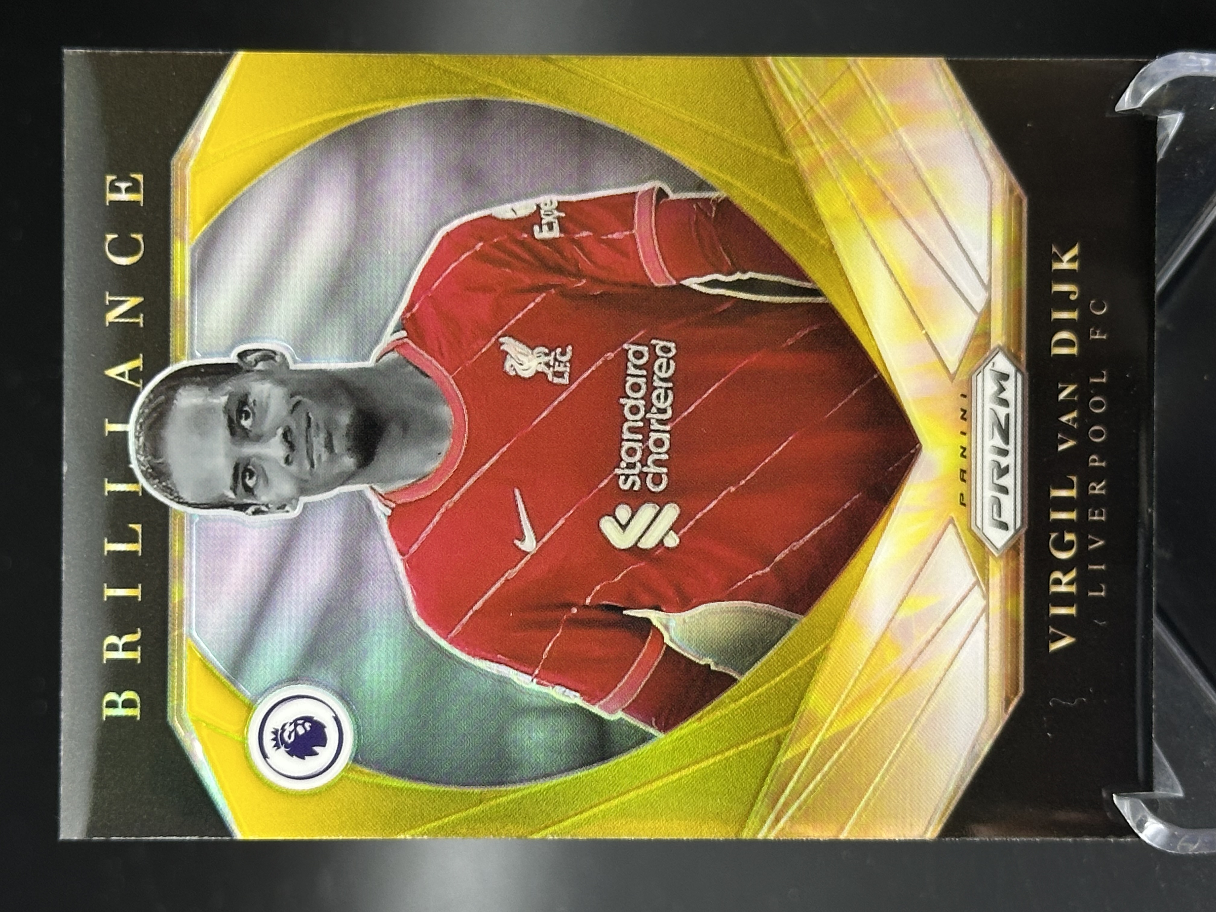 2021-22 Panini Prizm Virgil van Dijk 【小黄拍卖】英超 范戴克 利物浦 特卡 金折 03/10编「cook」