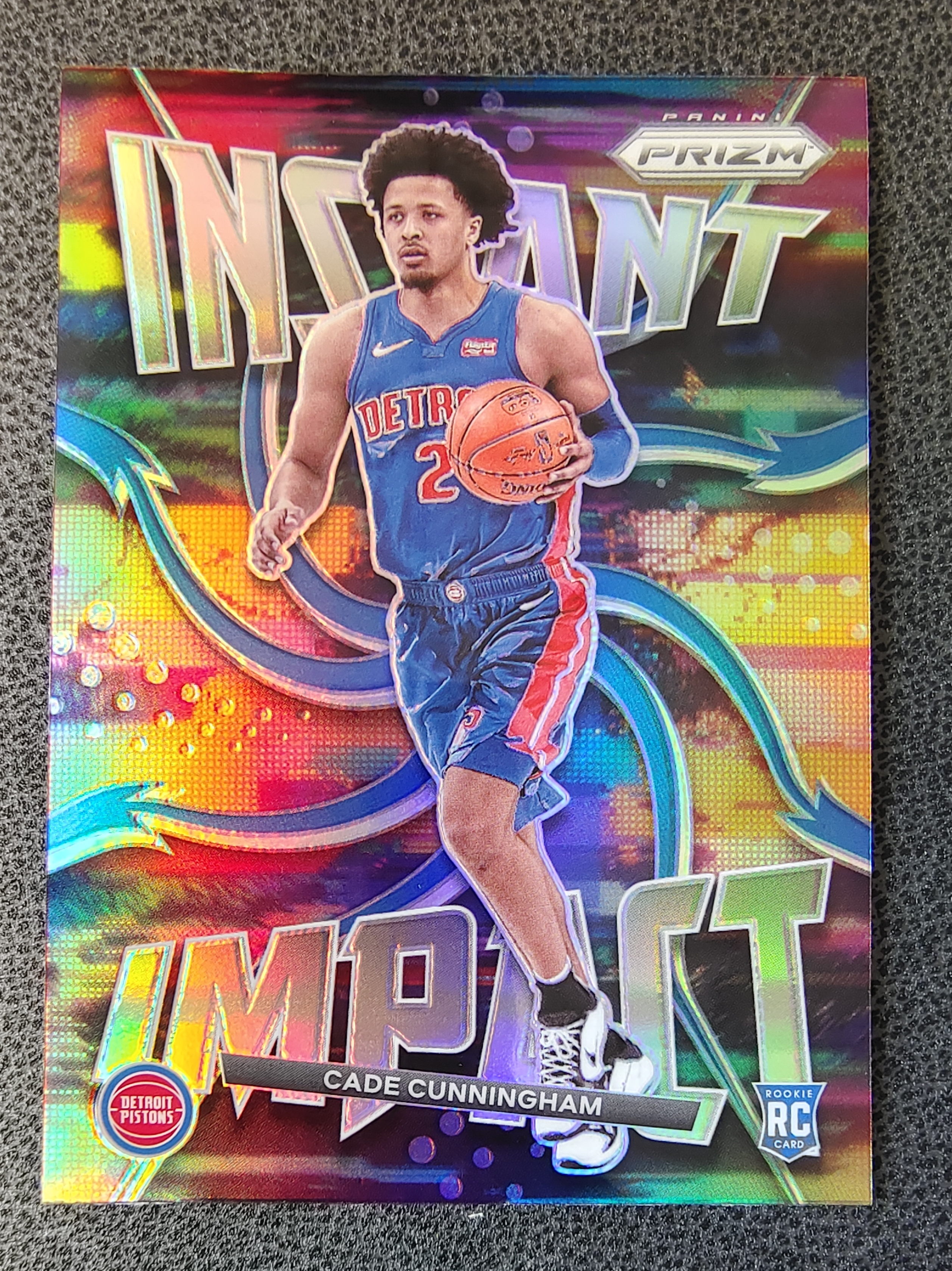 2021-22 Panini Prizm Cade Cunningham RC 底特律 活塞队 凯德 康宁汉姆 instant impact 即战力特卡 新秀 状元 银折 新赛季起飞 卡品如图