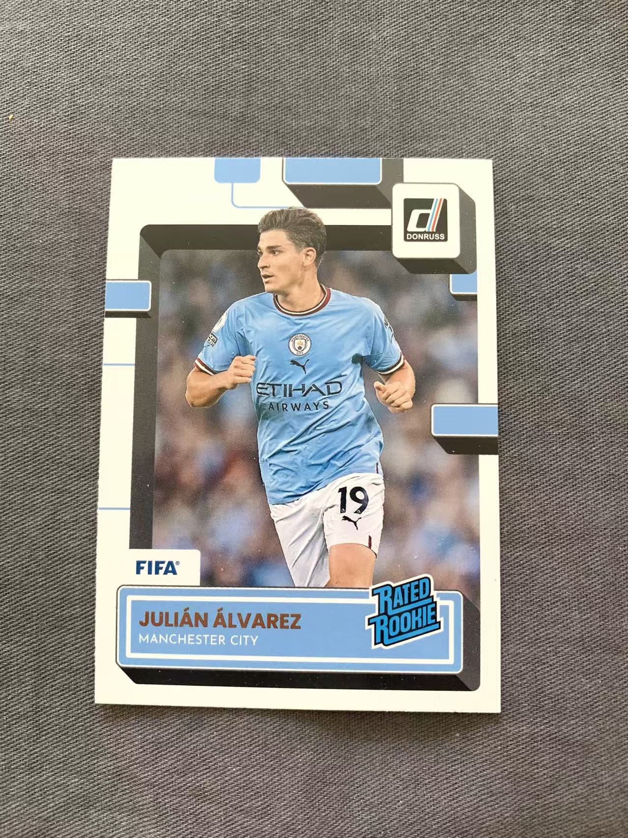 阿尔瓦雷斯 RC 新秀 base 曼城 马竞 阿根廷 小蜘蛛 Alvarez 杜蕾斯 2022-23 Panini Donruss 细节如图 1 戴戴
