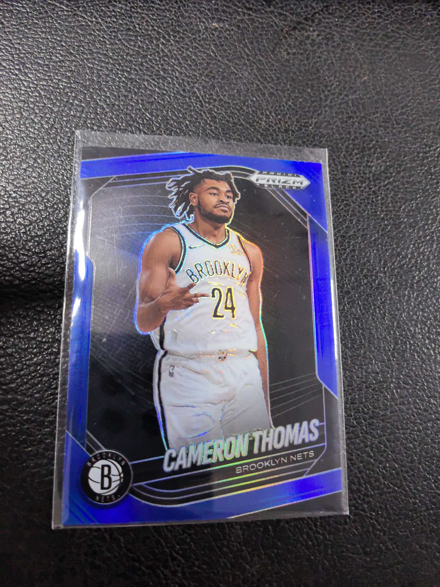 2024-25 卡梅隆 托马斯 小火车 199编 蓝折 篮网 prizm 12-6