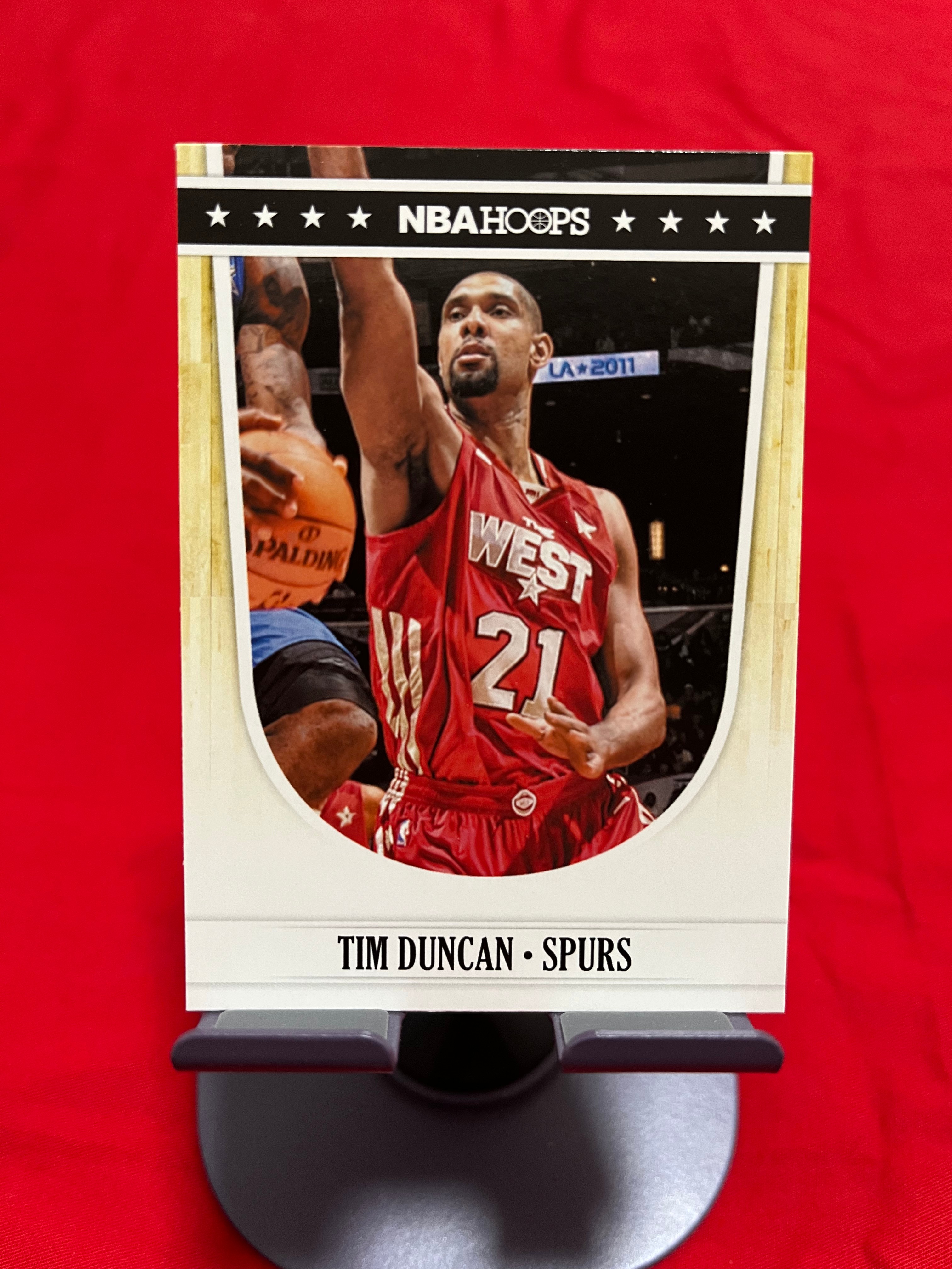 2012 Panini 老卡 老特 Tim Duncan 蒂姆 邓肯 石佛 马刺【经典选图 西部全明星 HOOPS】【边角瑕疵如图 介意勿拍】#1111