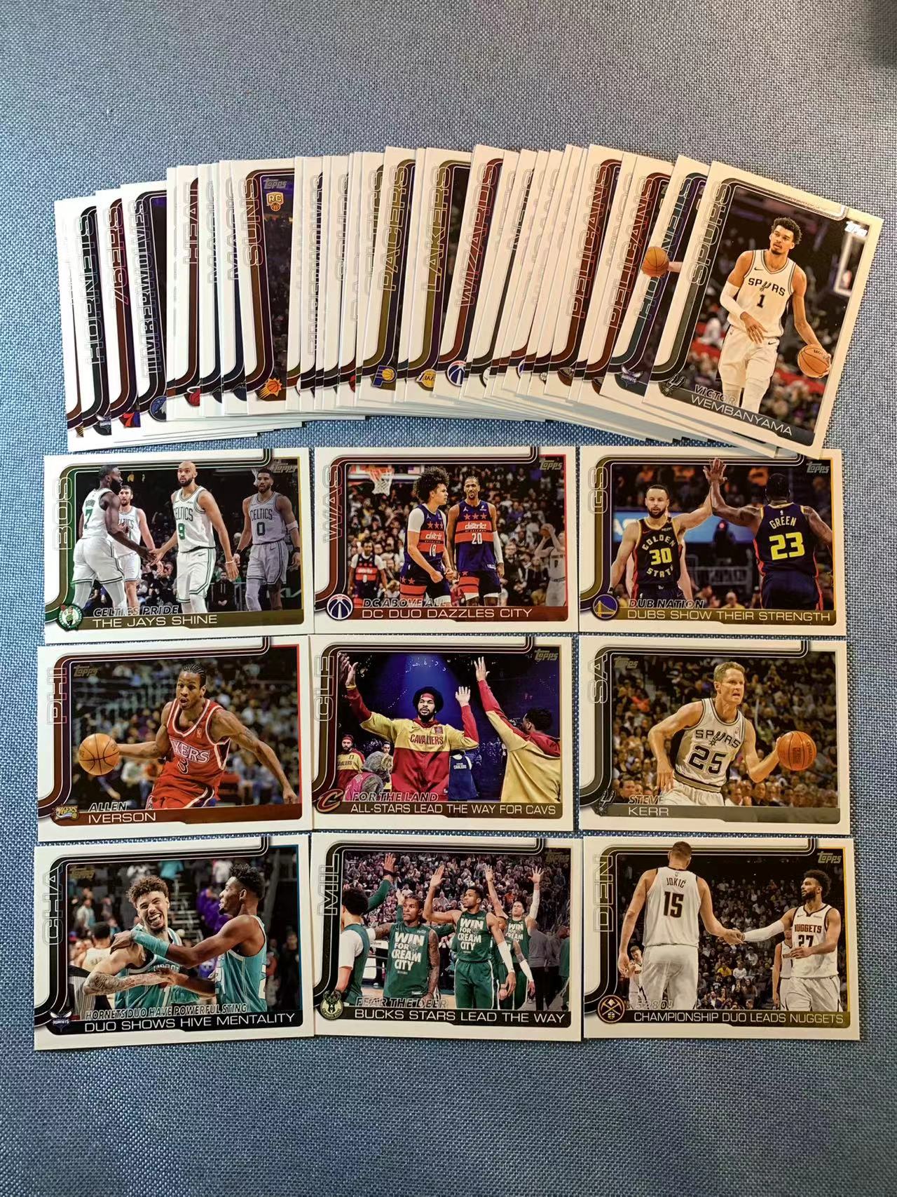 (詹叔代拍)2025-26 topps 三球鲍尔米勒双人 阿伦 字母哥 库里双人 约基奇双人等 特卡 折射 一图多张打包 顺丰寄付 i3