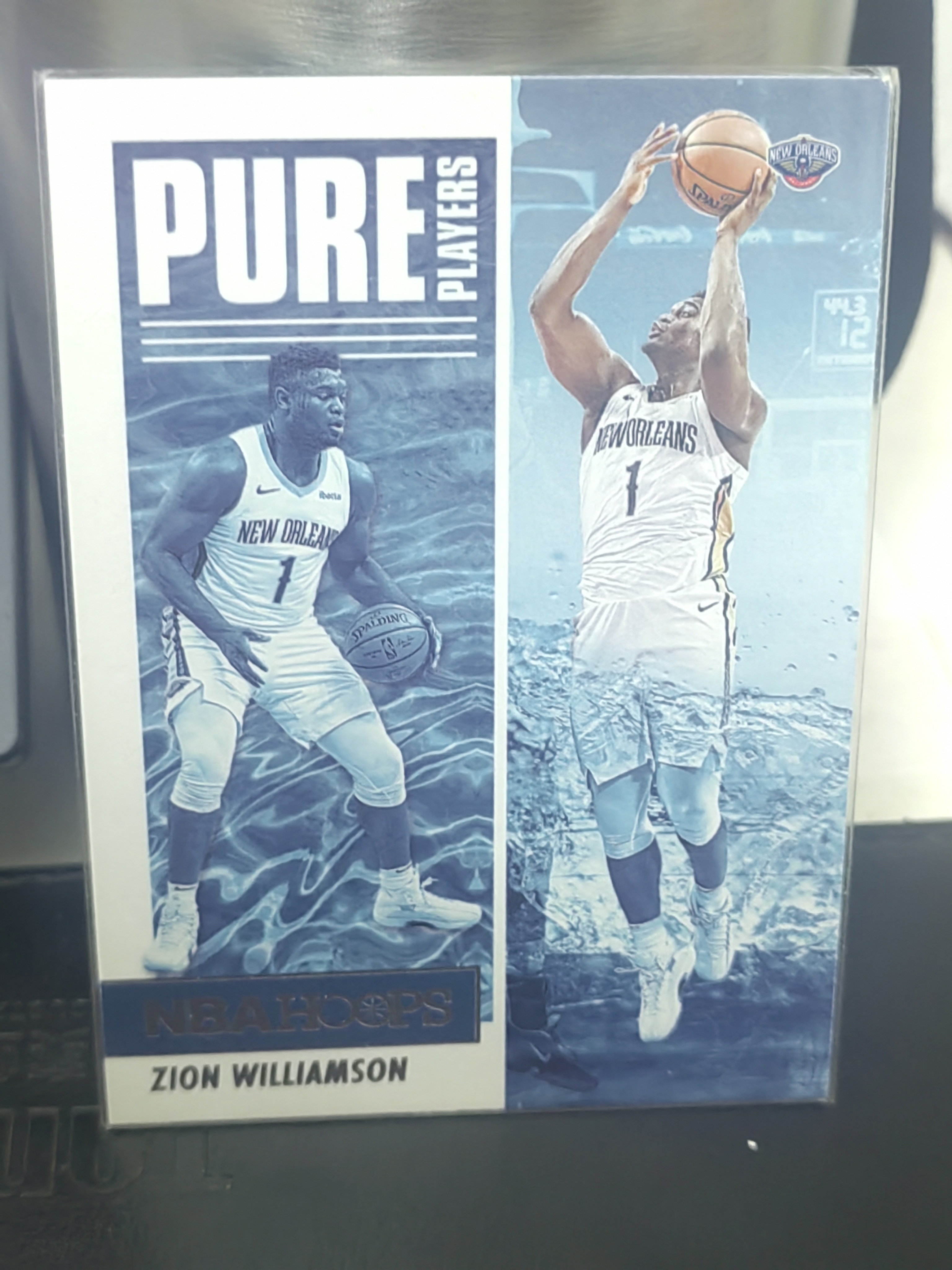 2021-22 Panini Hoops Zion Williamson Hoops 银标 锡安 威廉姆斯 鹈鹕 胖虎 水花 特卡 篮 白边白角 不保卡品 卡品如图