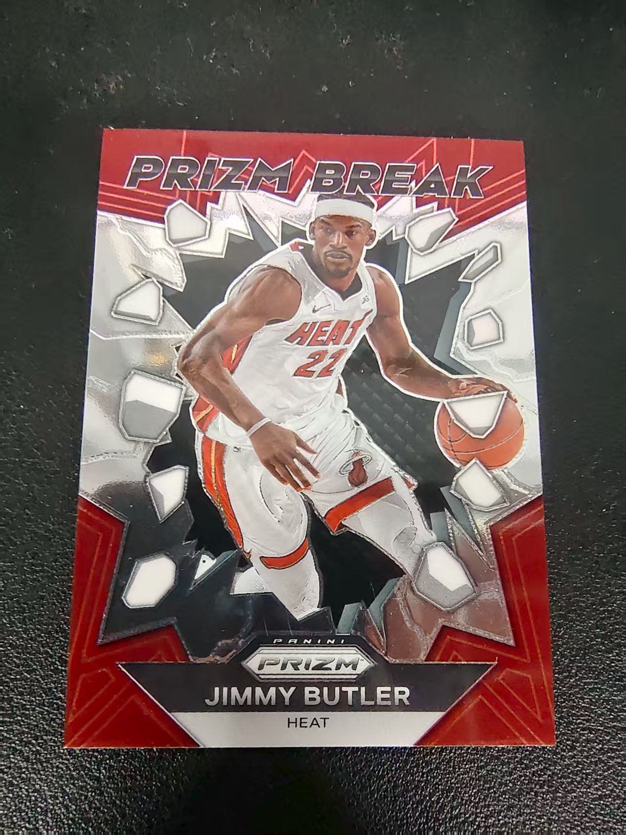 【可合并,不累计】2023-24 Panini Prizm Jimmy Butler 吉米 巴特勒 热火 break特卡 PZ 划痕 边角瑕疵 介意勿拍 #18