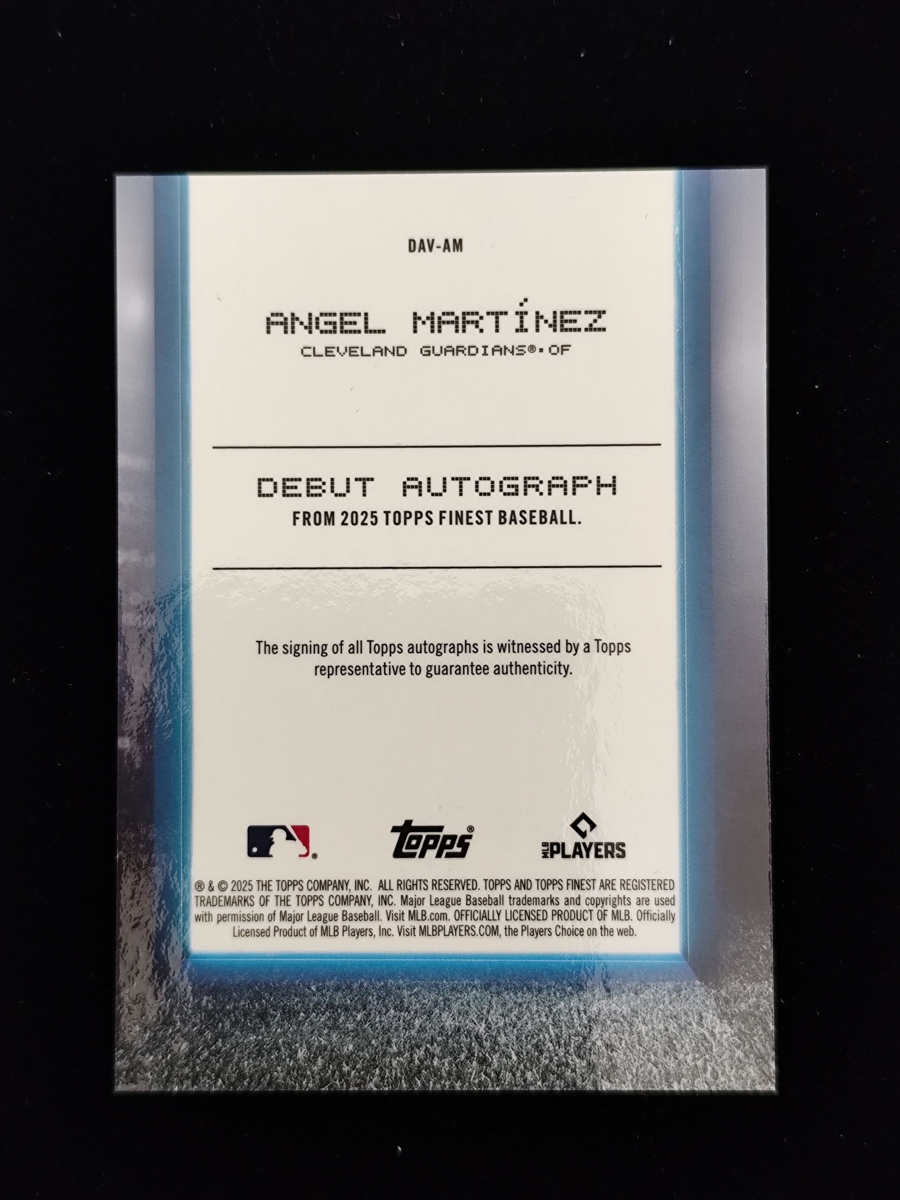 【口袋卡牌】2025 Topps Finest Angel Martinez RC 安吉尔 马丁内斯 新秀 MLB 卡签 签字 蓝折 折射 99编 DEBUT特卡 卡品如图 收藏必备 46 VVWW