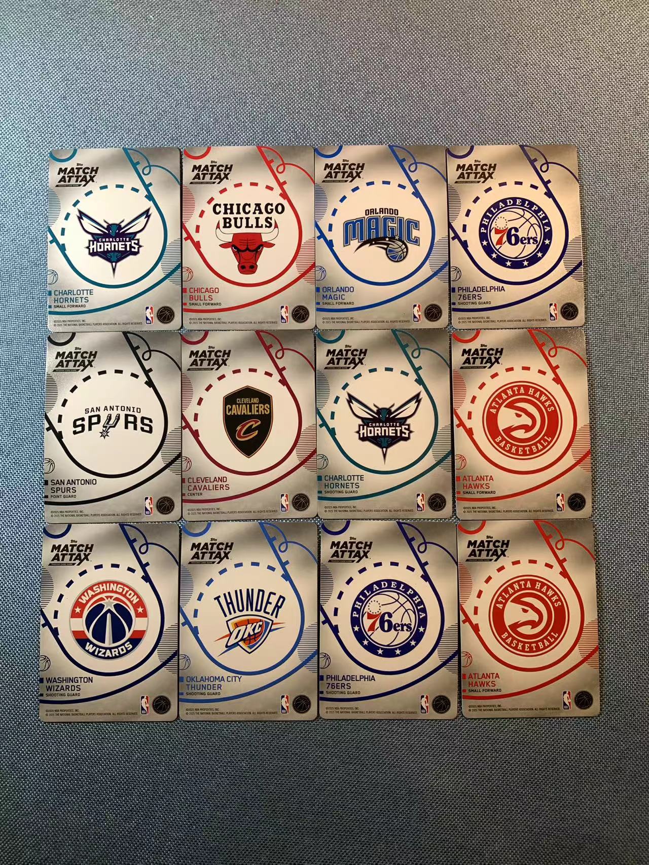 (詹叔代拍)2025-26 topps attax 游戏版 卡游联名 米勒 马克西 约翰逊等 特卡 折射 一图多张打包 顺丰寄付 i3