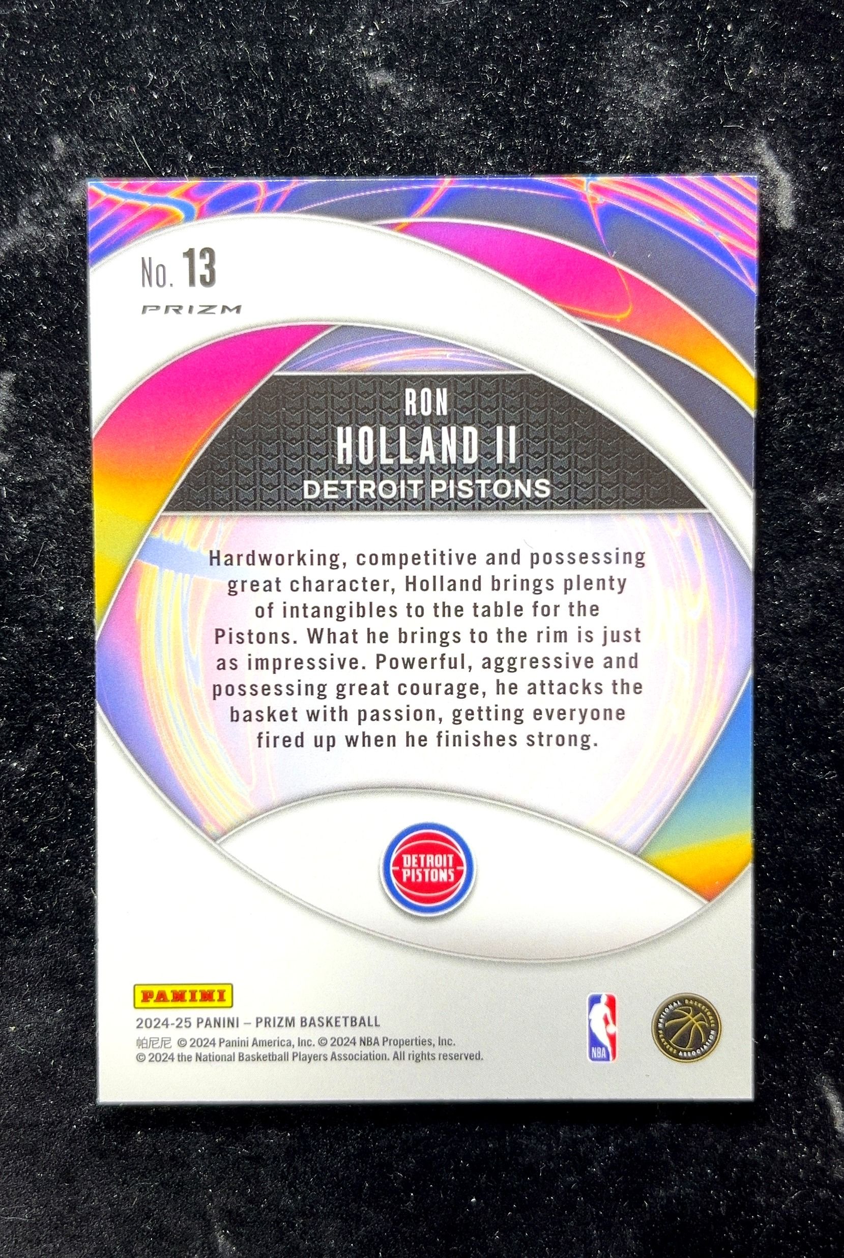 【小白1%代卖】2024 Panini Impact Instant 即时 Ron Holland II 朗·霍兰德二世 银折 绿平行 折射 新秀 RC 卡品如图 高价值 #13 0702