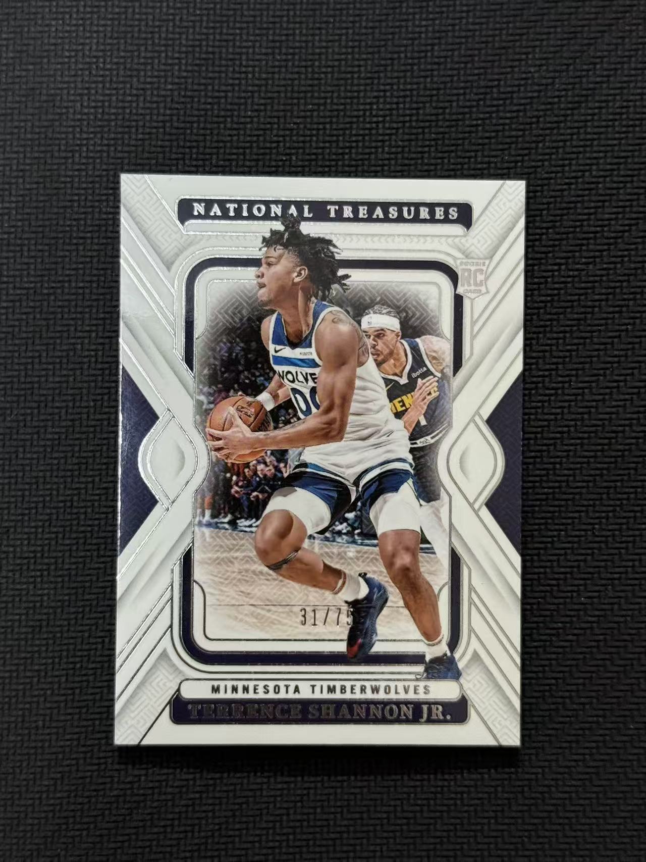 2024-25 Panini National Treasures Terrence Shannon Jr. RC 森林狼 国宝 小特伦斯 香农 31/75编 Base 未来可期 卡品如图 老公DR