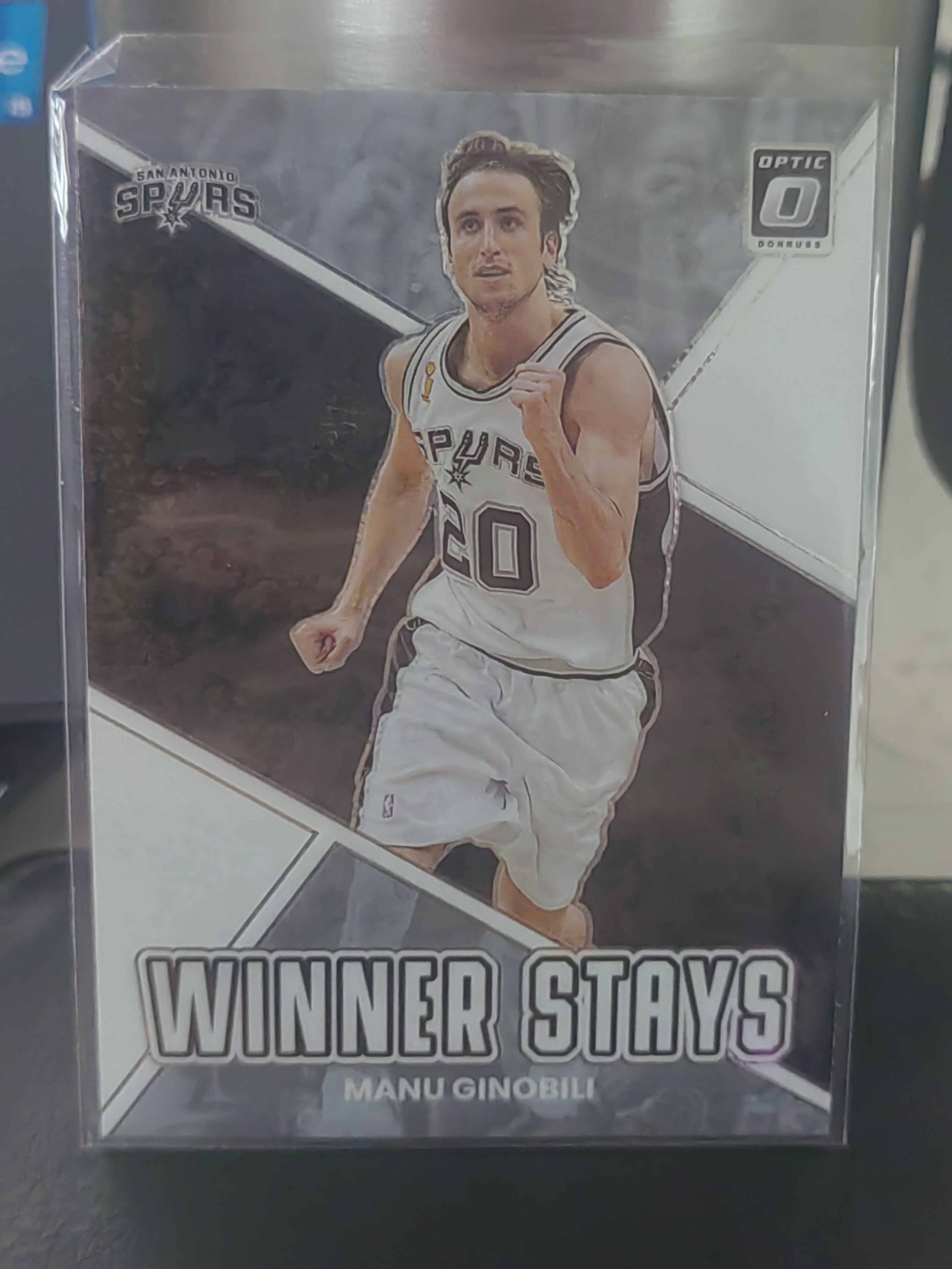 2022-23 Panini Donruss Optic Manu Ginobili OP 马努 吉诺比利 妖刀 马刺 篮 白边白角 不保卡品 卡品如图