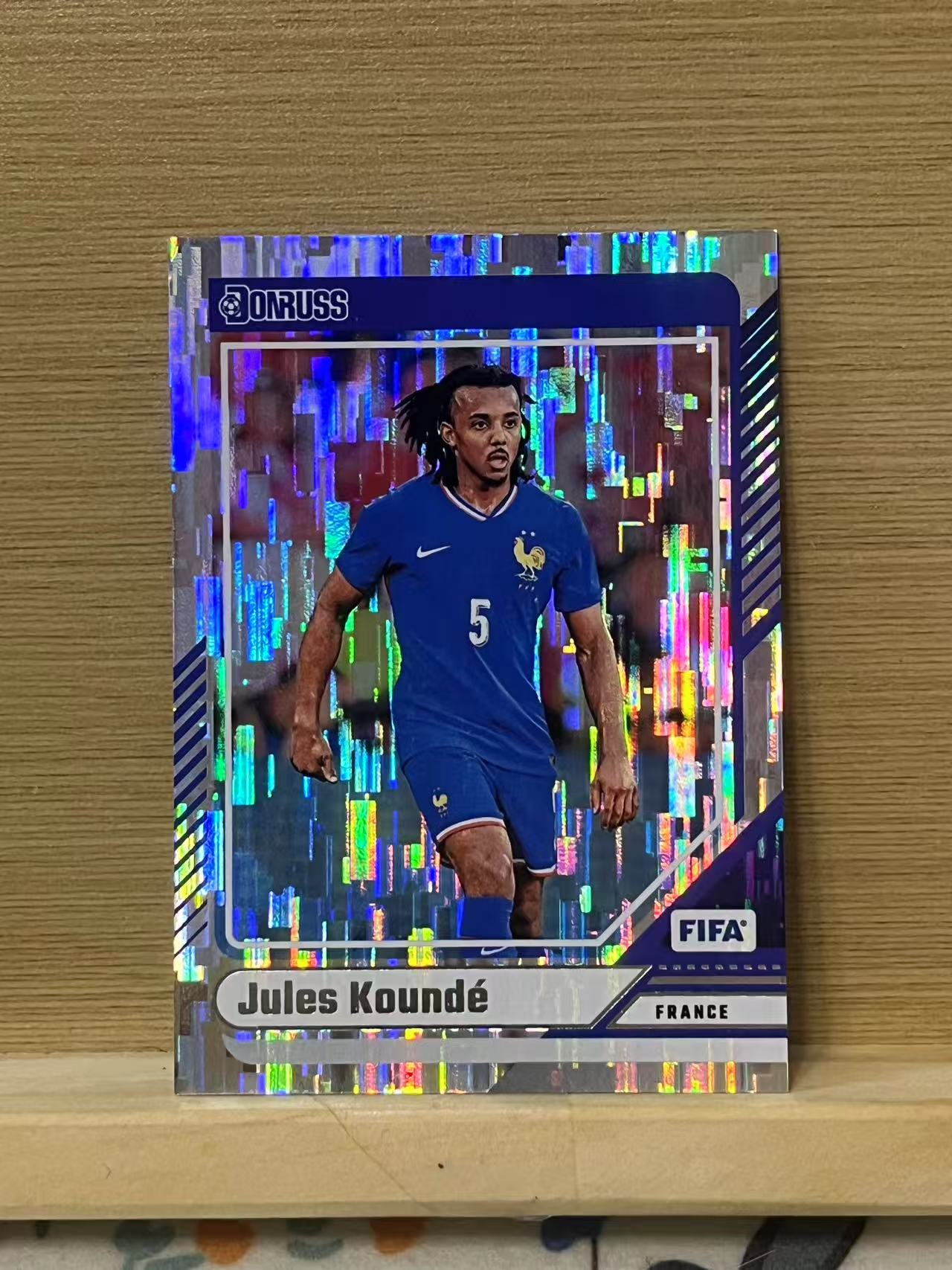 2024-25 Panini Donruss Jules Koundé 孔德 巴萨 瀑布折 法国 银折 杜蕾斯 卡品如图 实卡精美 A60