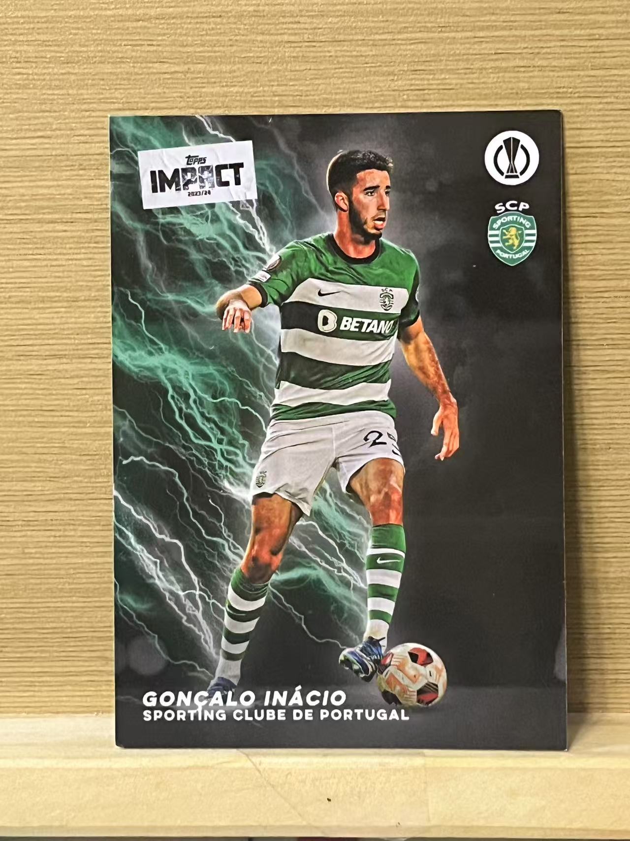 2024 Topps UEFA Gonçalo Inácio 贡萨洛 伊纳西奥 葡萄牙体育 欧冠 冲击盒 卡品如图 收藏必备 A56