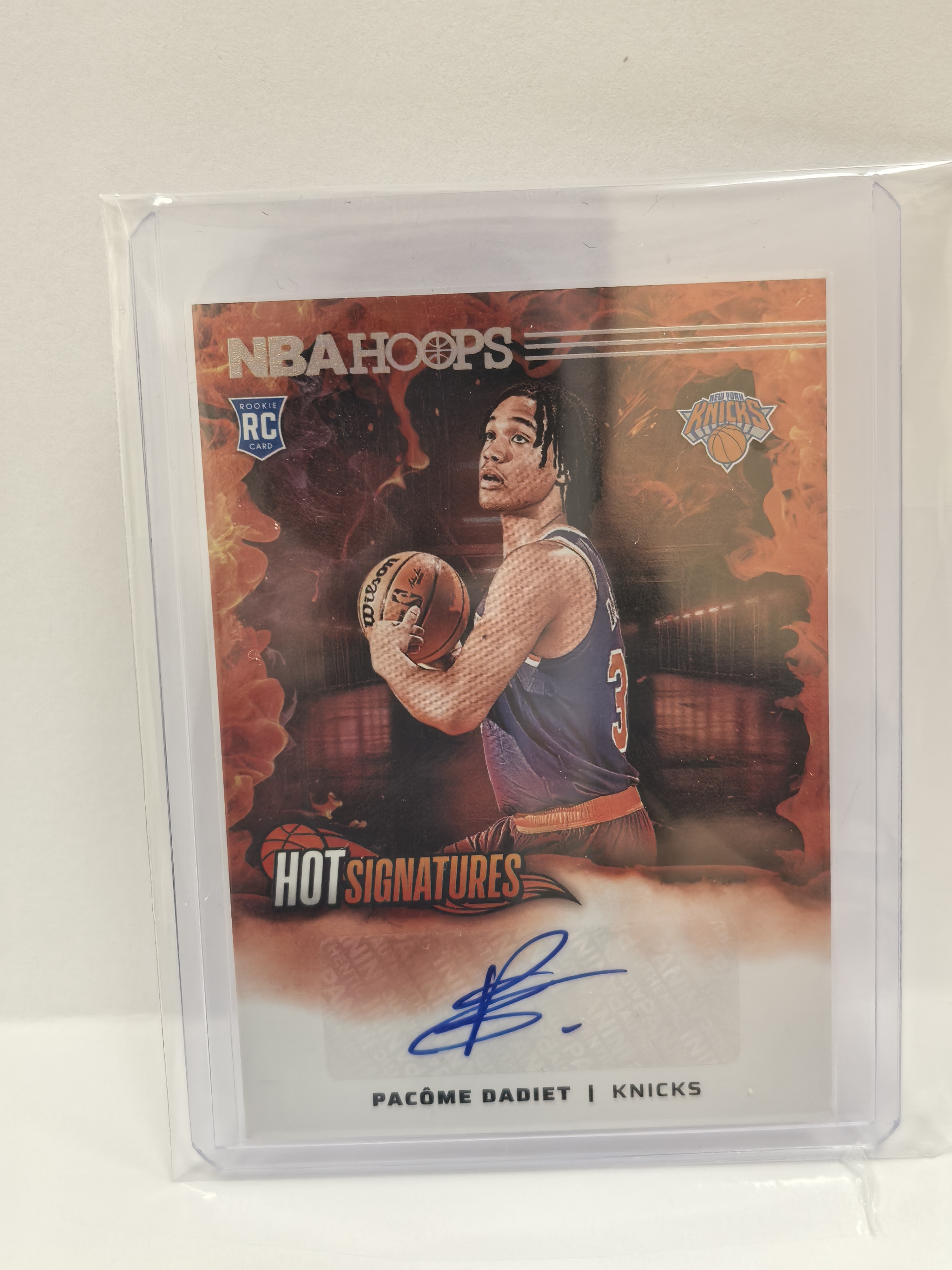2024-25 Panini Hoops Pacome Dadiet 尼克斯 RC 新秀 帕科姆 达迪耶 HOT签 银折 折射 签字