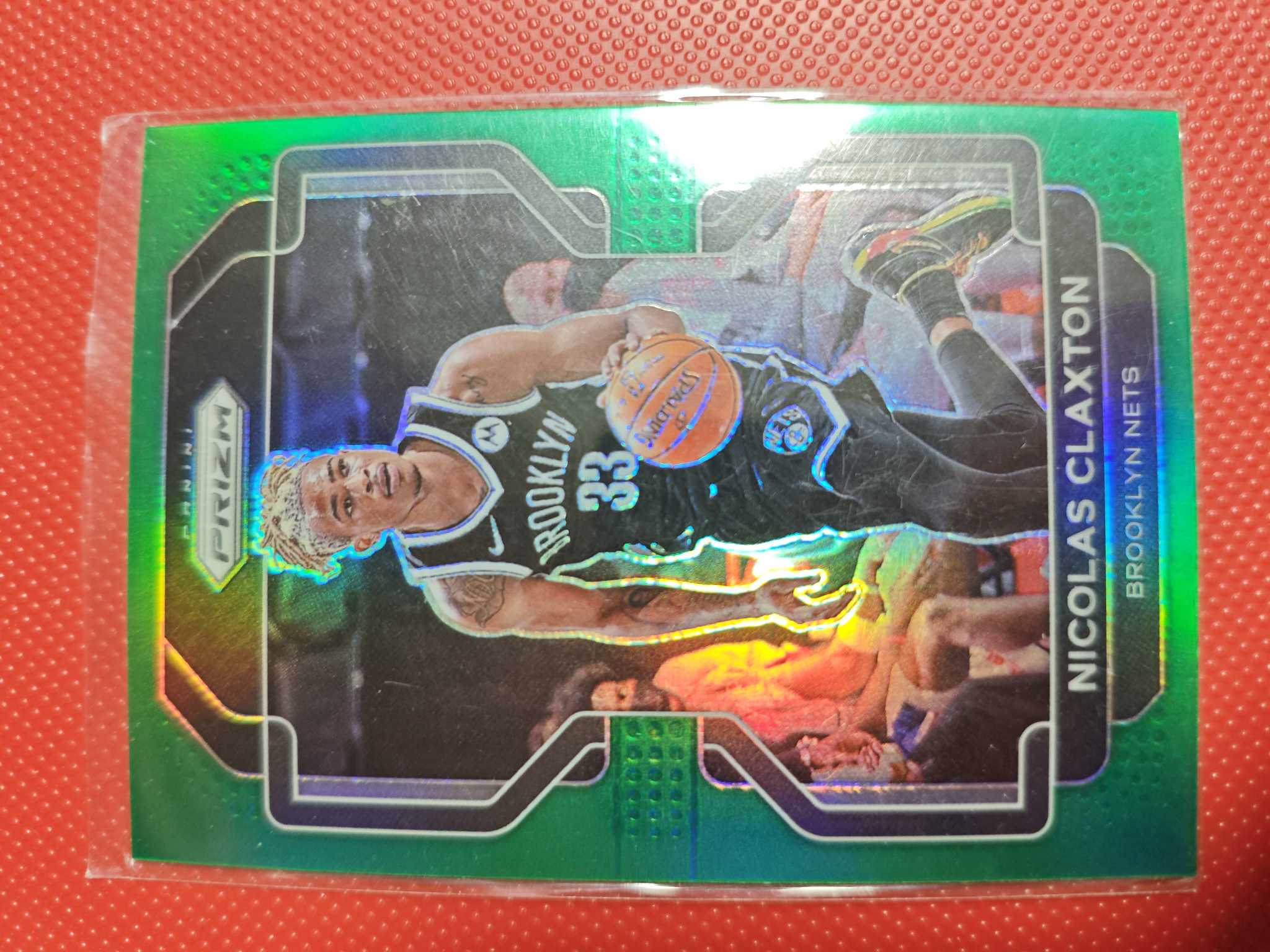 2021-22 Panini Prizm Nicolas Claxton 尼古拉斯克拉克斯顿 绿折特卡！
