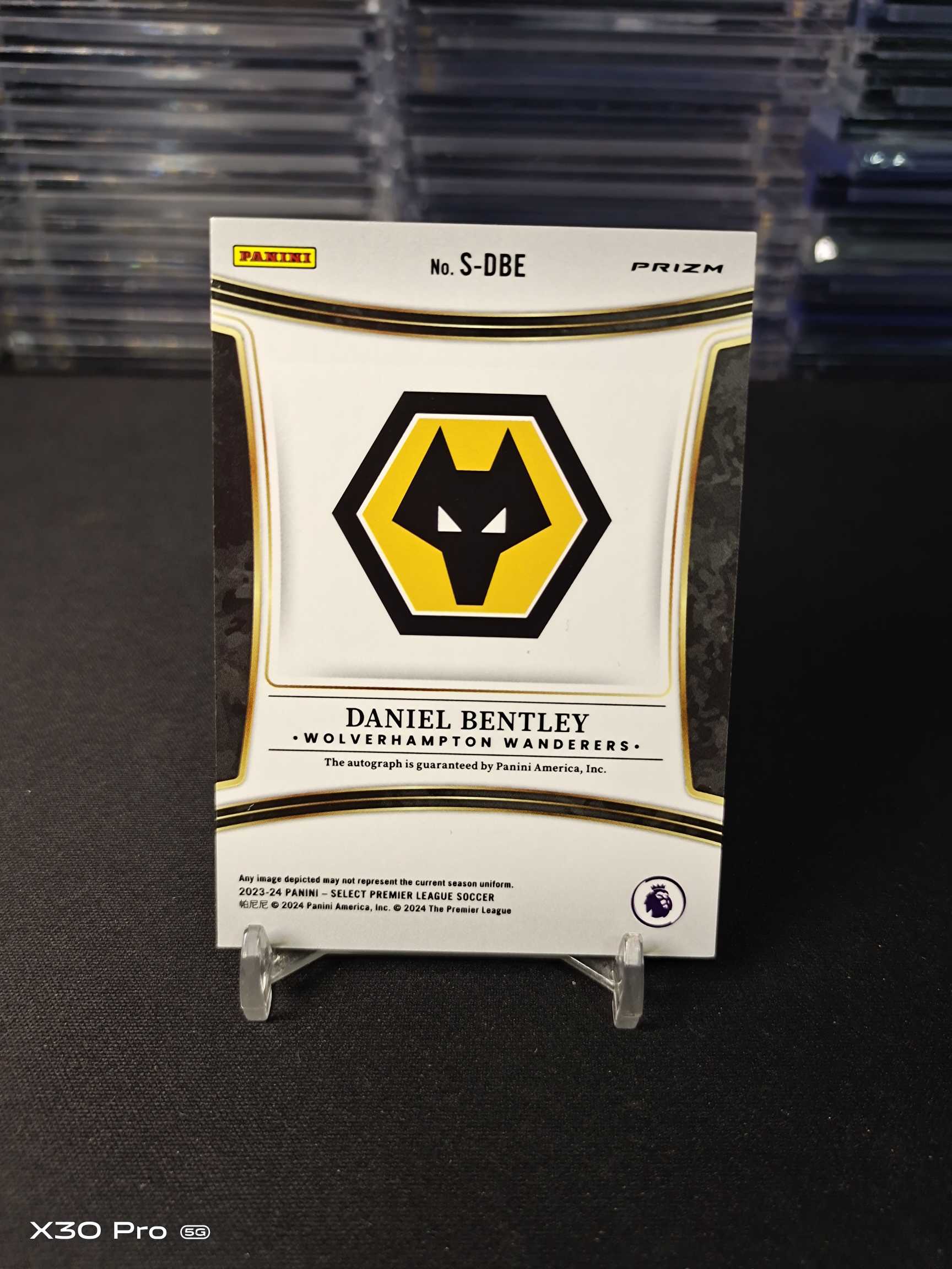 【小加速拍】本特利 新秀签字 RC 折射 Sign Panini Select 英超 狼队 Daniel Bentley