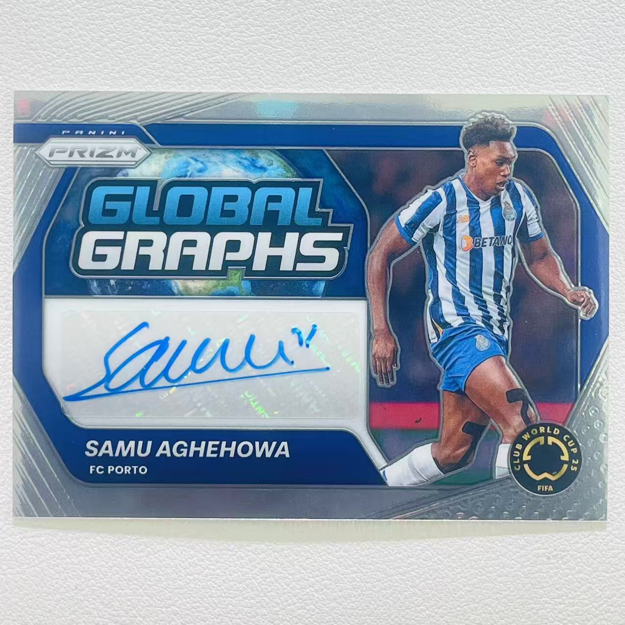 2025 Topps Prizm Samu Aghehowa 世俱杯PZ 西班牙 波尔图 马竞 萨穆 奥莫罗迪翁 签字 全球签 亚马尔佩德里费尔明加维尼科威廉姆斯罗德里苏维门迪赫伊森库巴西队友 B