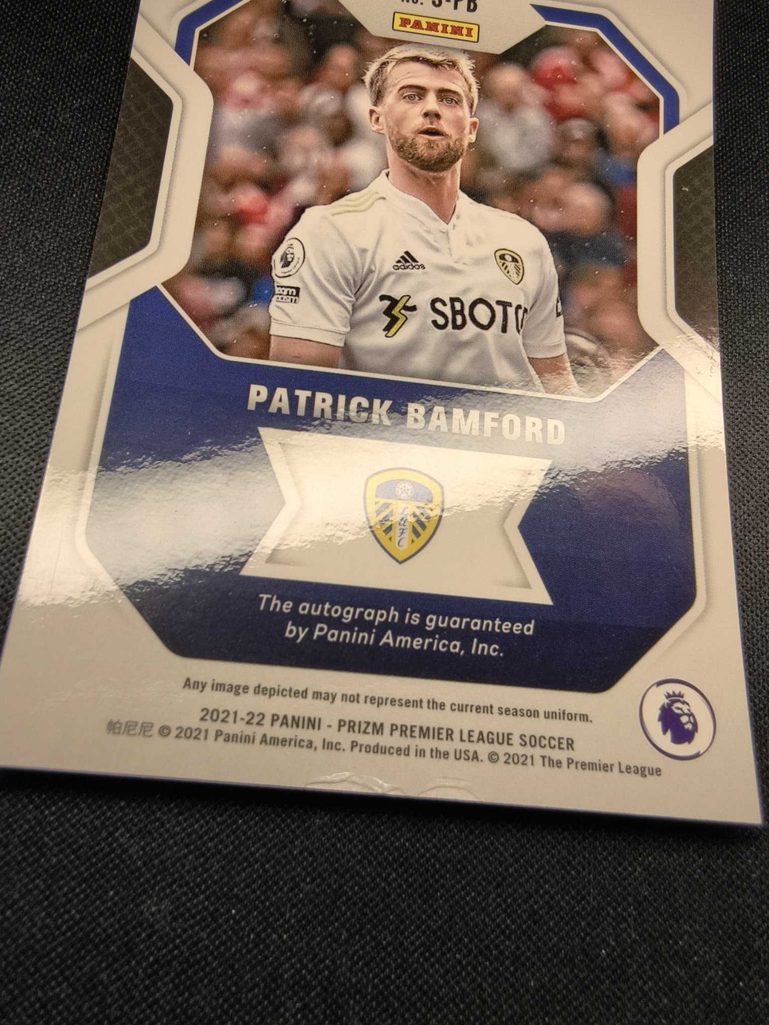 2021-22 Panini Prizm Patrick Bamford 英超pz 利兹联 班福德 签字 base签 卡品如图 专收凑套 人生得E