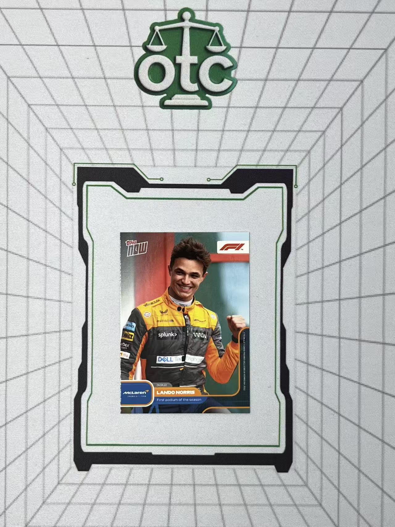 2024 Topps F1 Now Lando Norris 【盎司收藏】兰多 诺里斯 赛季第一个杆位 时刻 迈凯伦 vvww