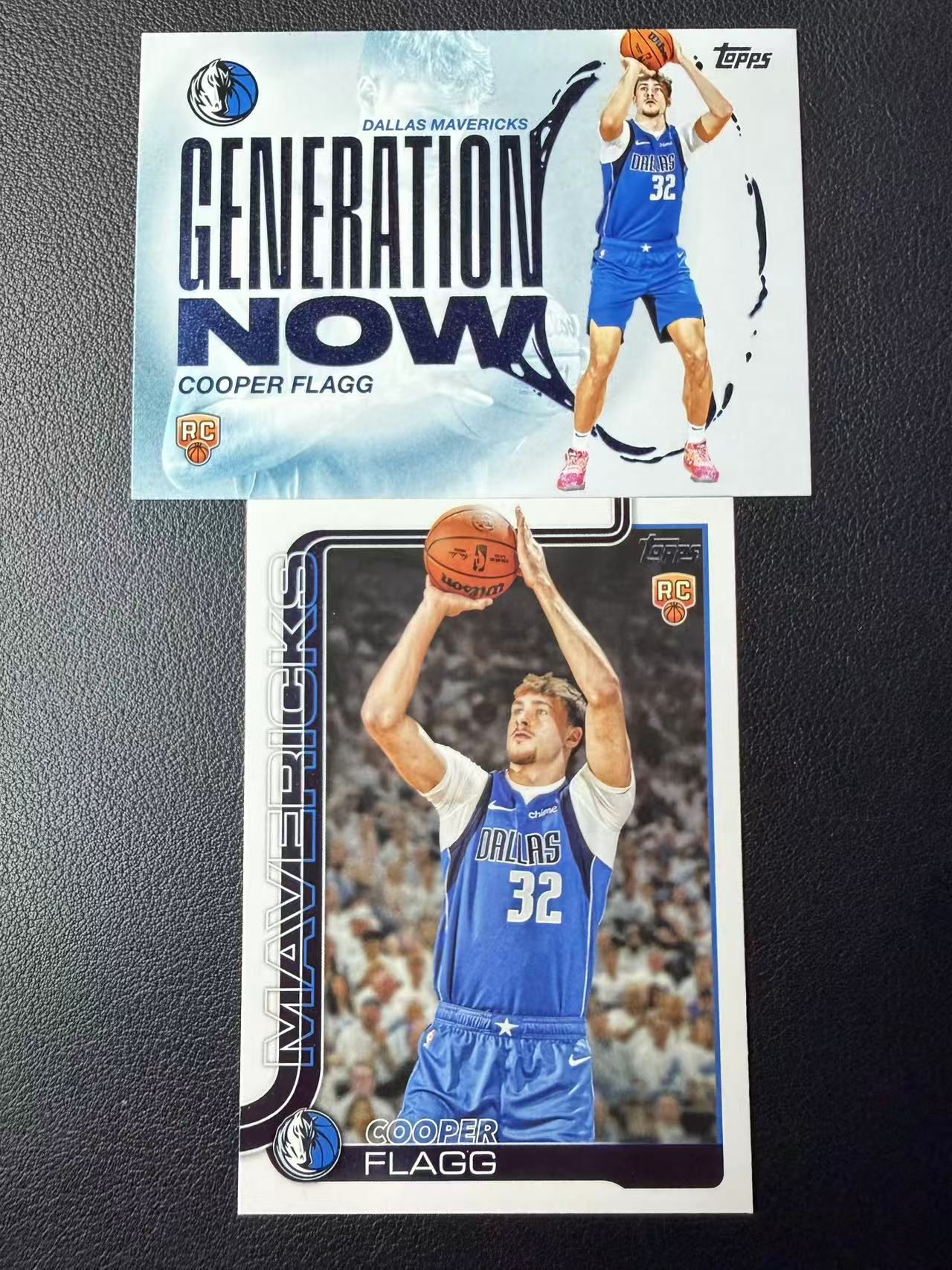 2025-26 Topps Flagship Cooper Flagg RC 独行侠 新秀年 库珀 弗拉格 Now 特卡 base 两张打包 状元 卡品如图(Peter)2