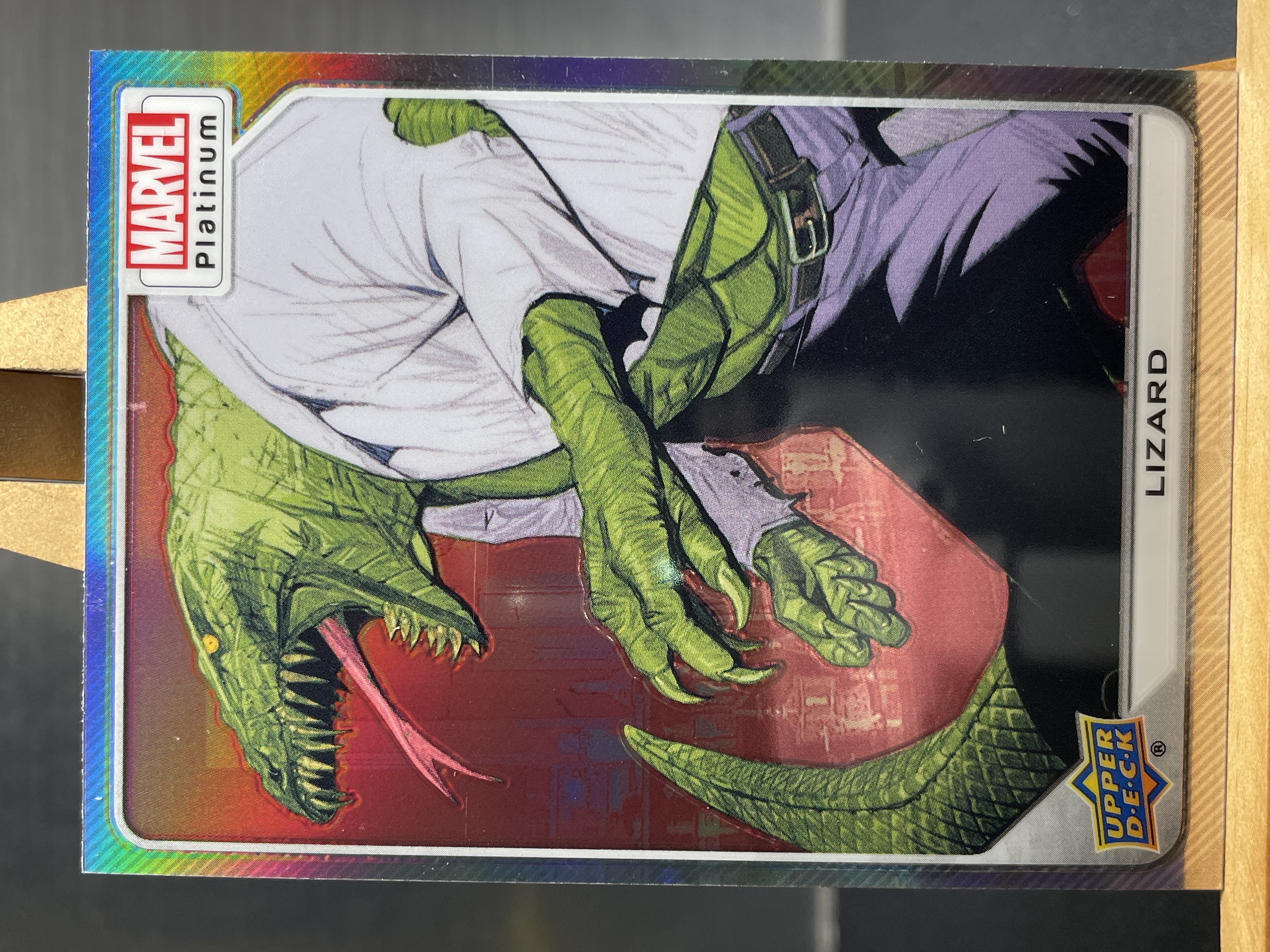 （C8）2022 UPPER DECK Marvel Aura 漫威 折射 蜥蜴教授 实卡好看 收藏凑套必备 卡品如图 ！！！