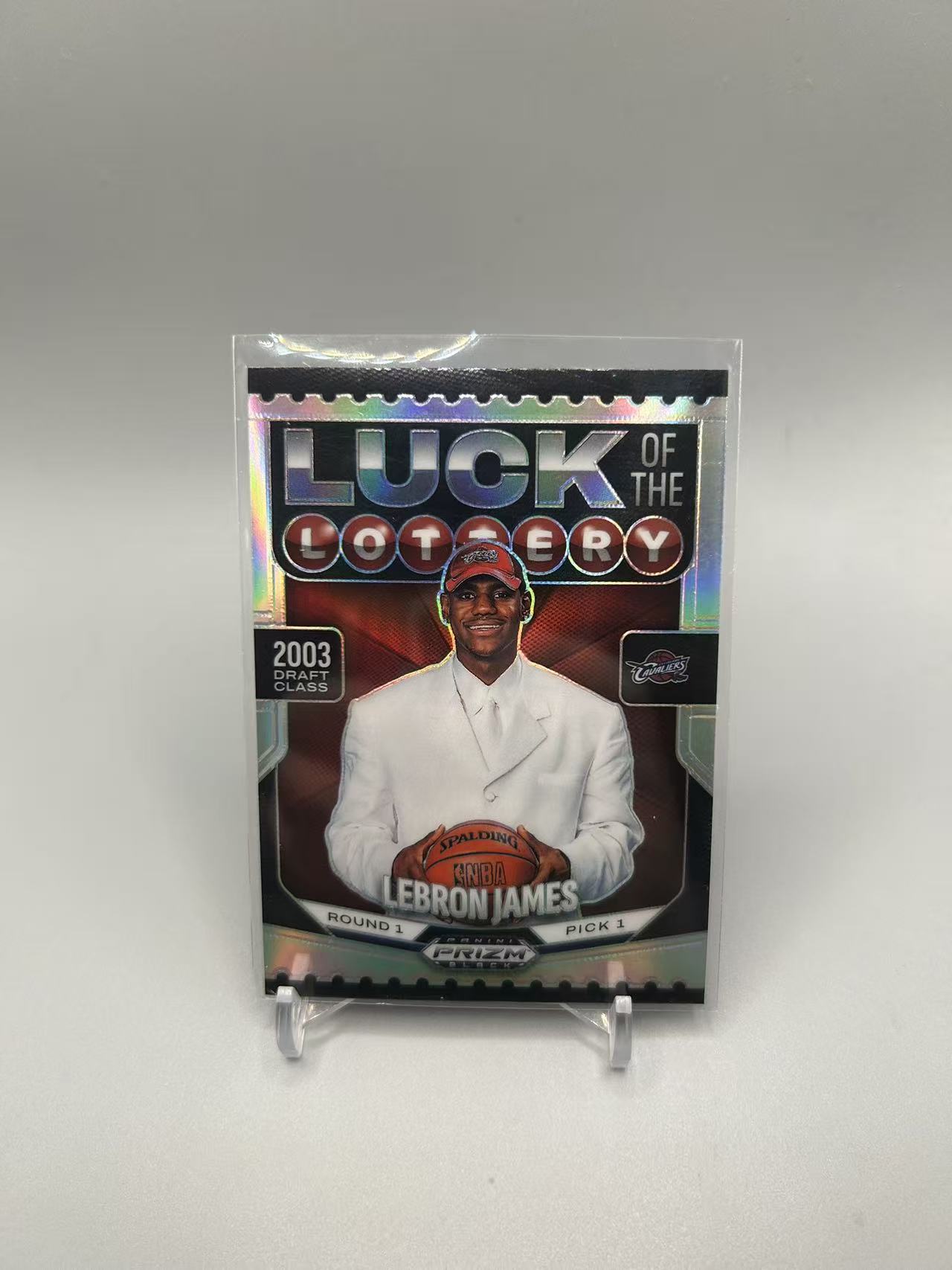 2024-25 Panini Prizm LeBron James 【灰灰代拍】全新篮球PZblack 骑士 詹姆斯 银折 乐透特卡 二哥