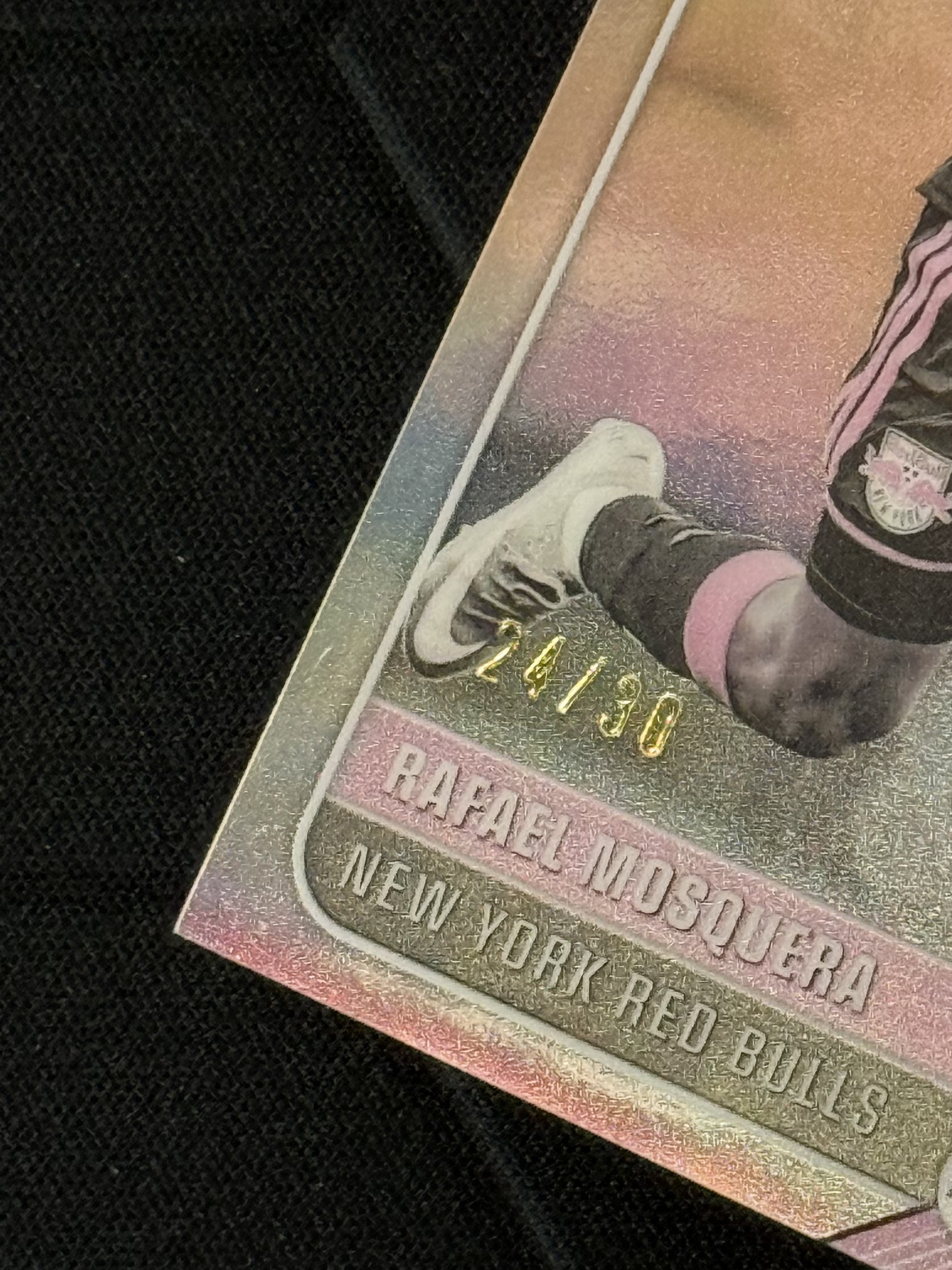 2026 Topps Chrome Rafael Mosquera RC 【傲来拍卖】美职联 MLS 纽约红牛 新秀 拉斐尔 莫斯克拉 30编 珍珠折 黑白折 卡品如图 力美L